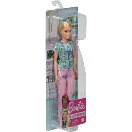 Кукла модельная Barbie Кем быть? Медсестра