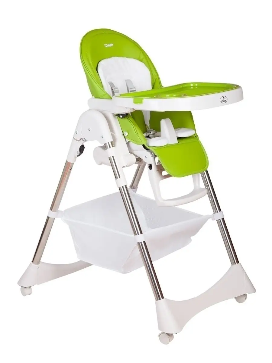 Стульчик для кормления TOMMY Bon appetit зеленый - фото 1