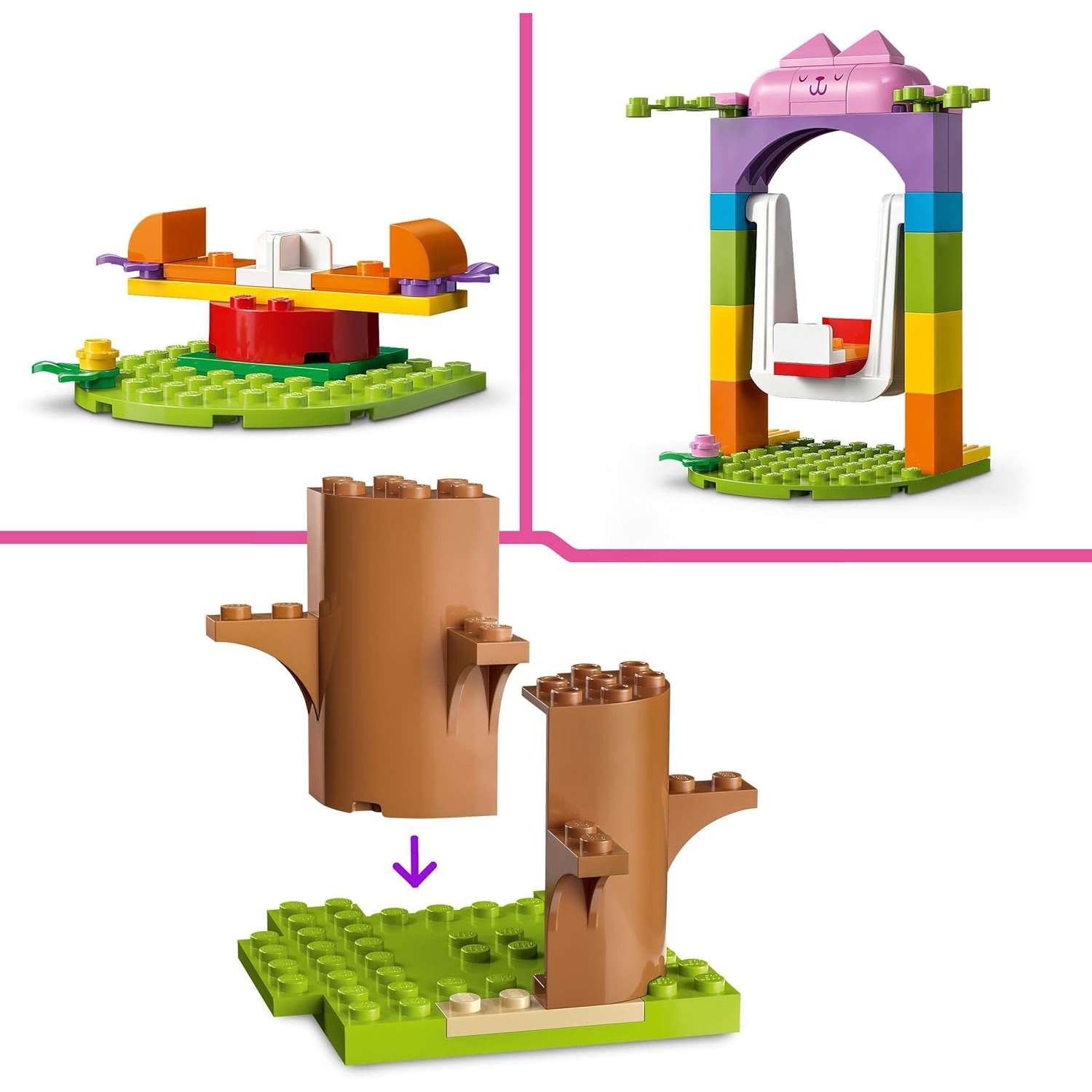 Конструктор LEGO Gabbys Dollhouse Kitty Fairys Garden Party блочный - фото 3