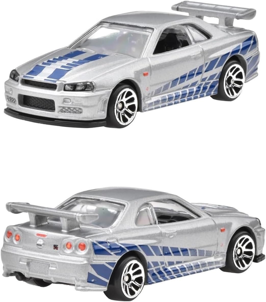 Автомобиль Hot Wheels Nissan Fast and Furious 1:64 HNR88/JBY31 - фото 1