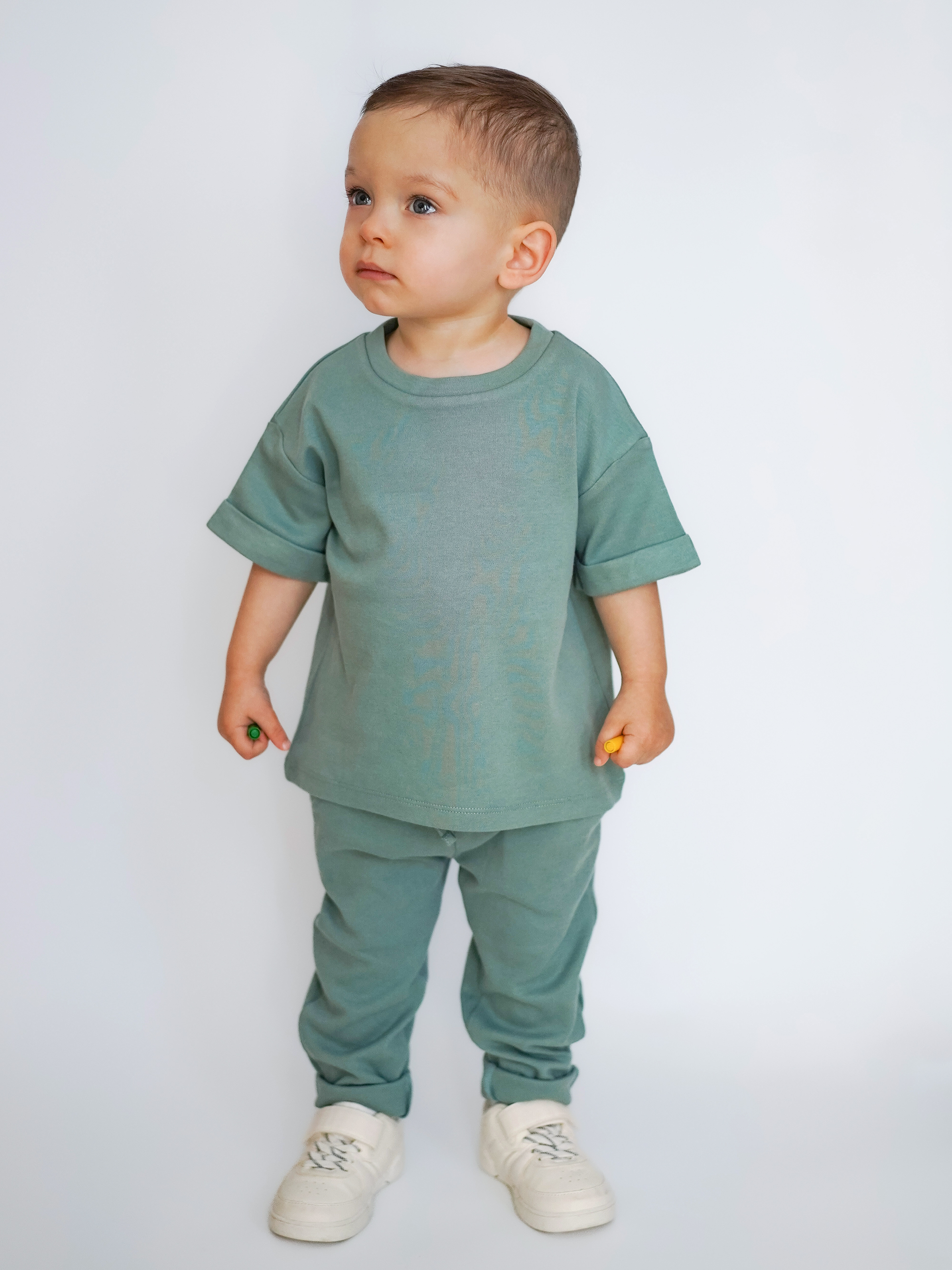 Футболка 2 шт ZipkidZ KF-513/7-черника+мятный - фото 2