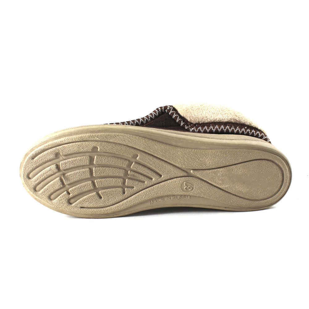 Чуни Europen A1002-СВ EUROPEN Тапочки домашние,коричневый - фото 6