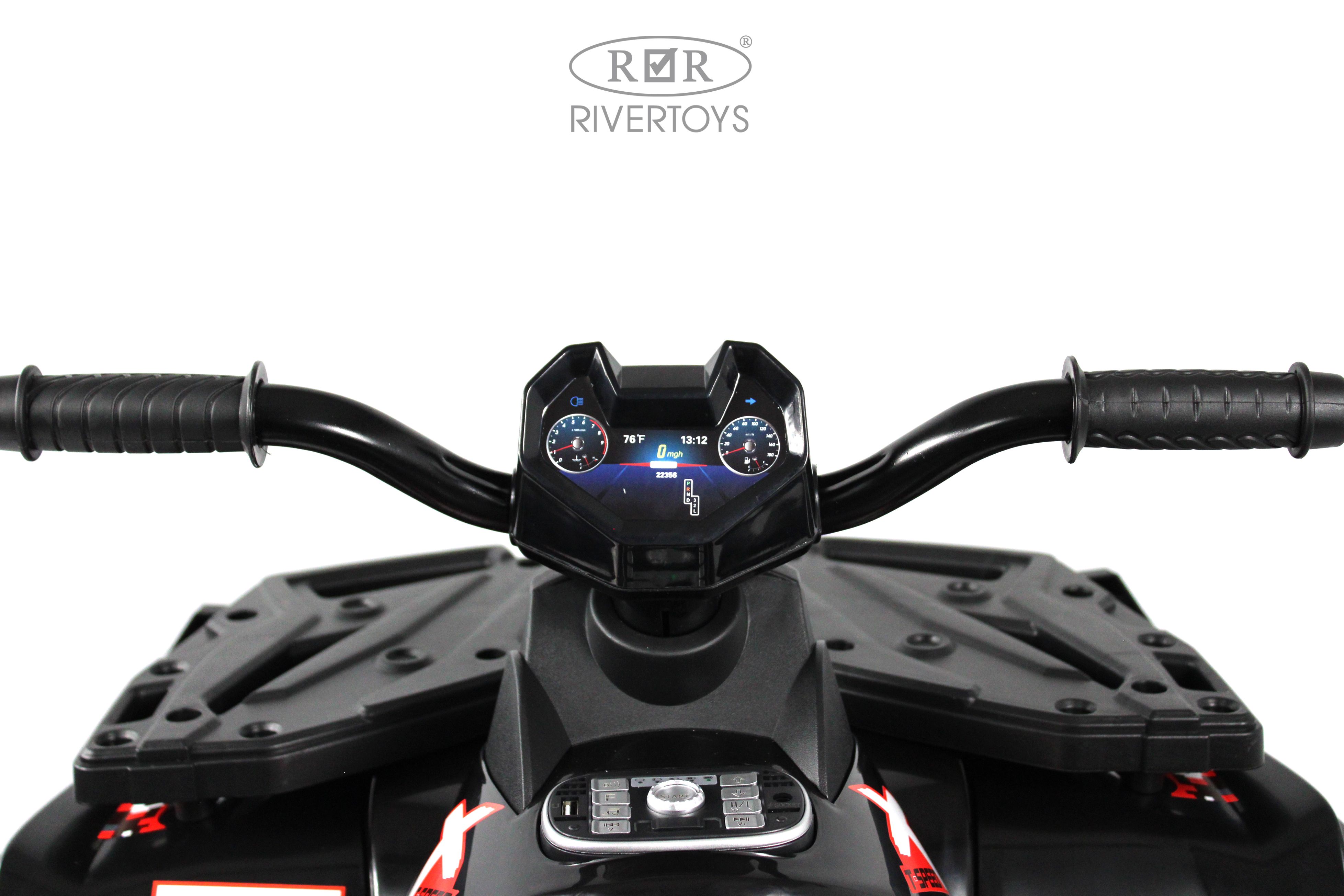 Квадроцикл RIVERTOYS T001TT-BLACK С пультом ДУ - фото 8
