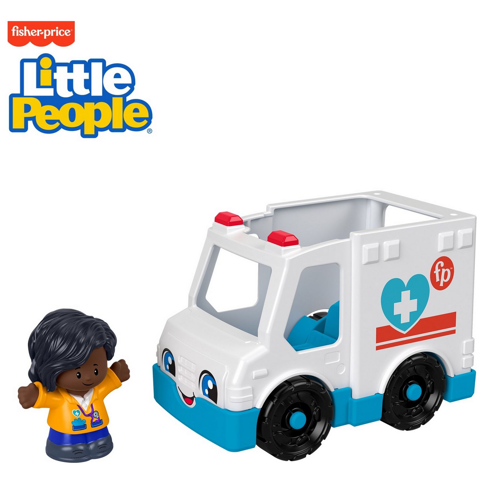 Скорая помощь Fisher Price с фигуркой - фото 7