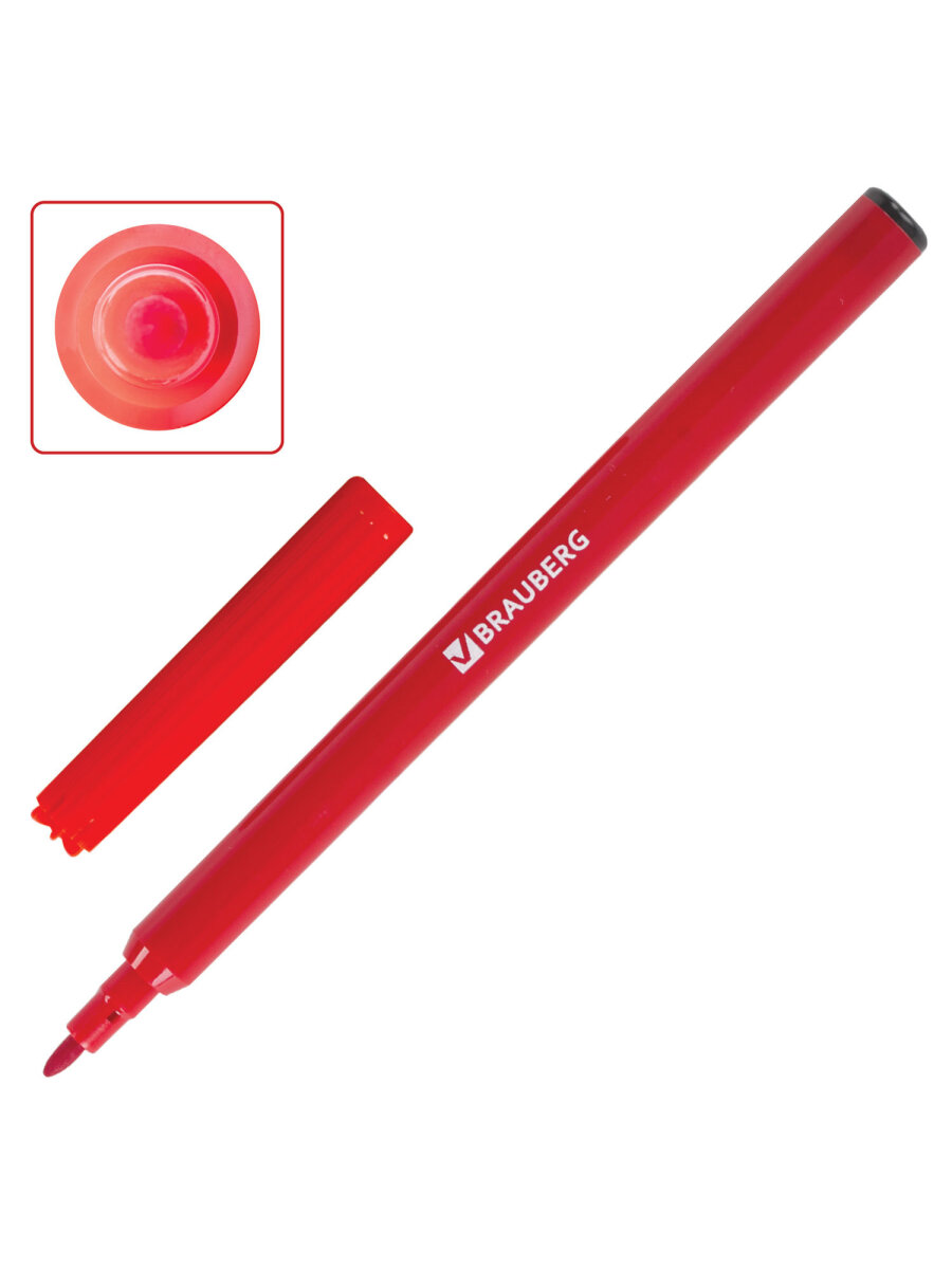 Фломастеры Brauberg 1 цв. - фото 9