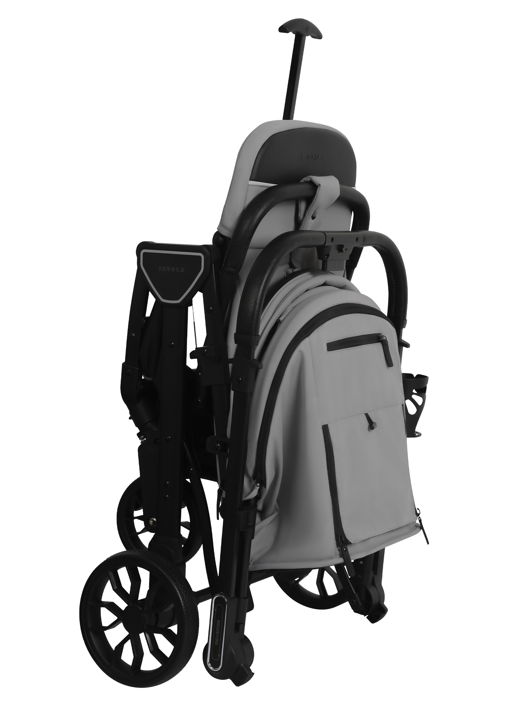 Коляска прогулочная JOVOLA Storm, светло-серый - фото 9