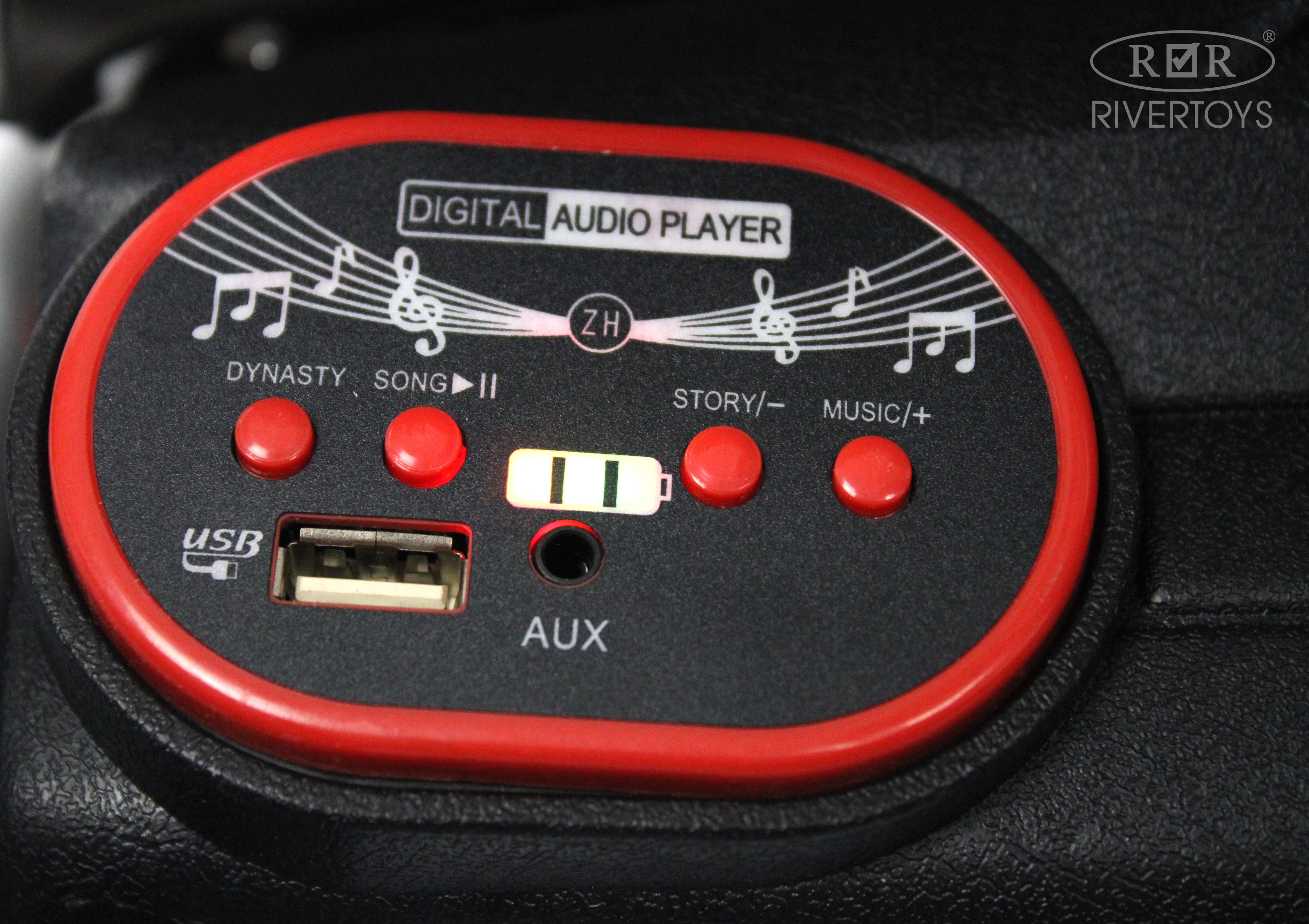 Электромобиль RIVERTOYS F444FF-YELLOW С пультом ДУ - фото 17