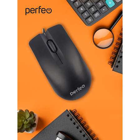 Мышь проводная Perfeo LINE оптическая 3 кнопки USB