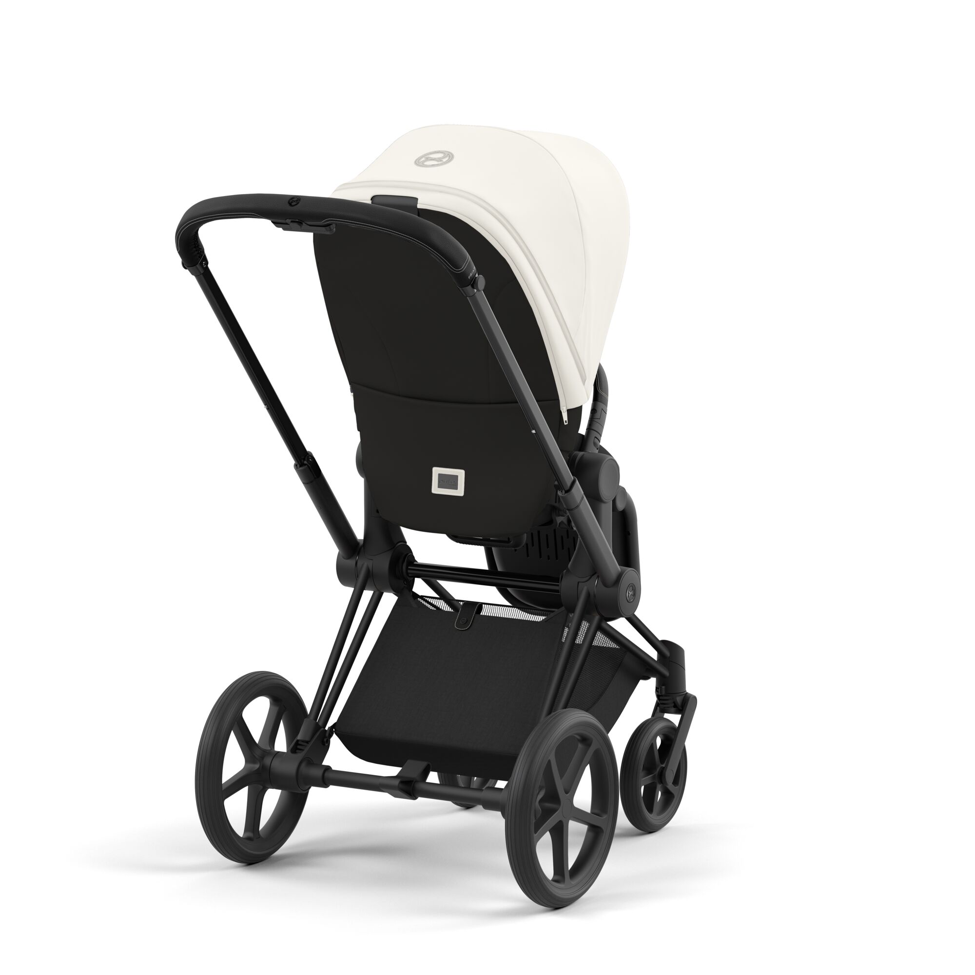 Коляска 2в1 Cybex Priam IV Matt Black белый - фото 3