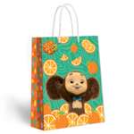 Пакет подарочный ND PLAY Чебурашка 35*45см