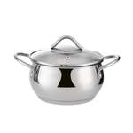 Кастрюля ё нержавеющая с крышкой Apple 3л индукция