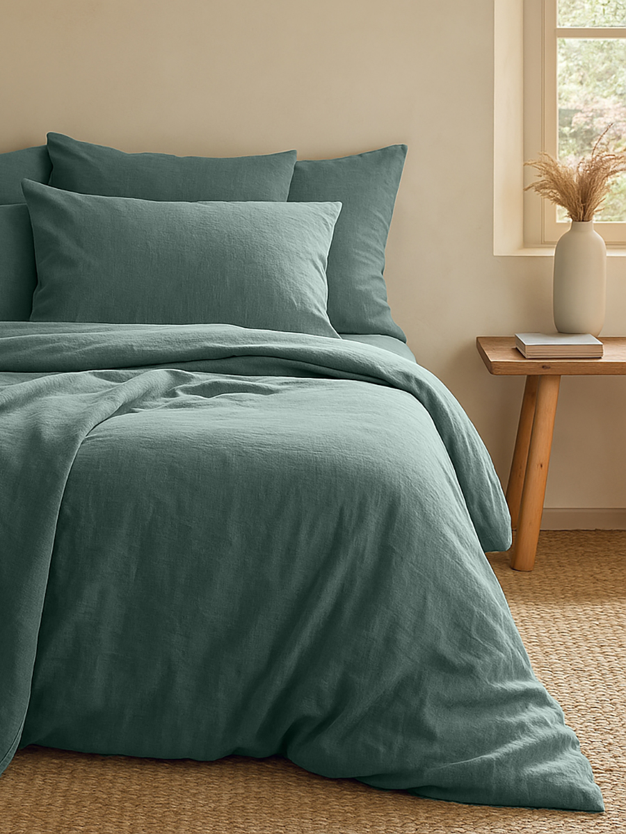 Комплект постельного белья BRAVO Organic хвоя 6 предм. - фото 1