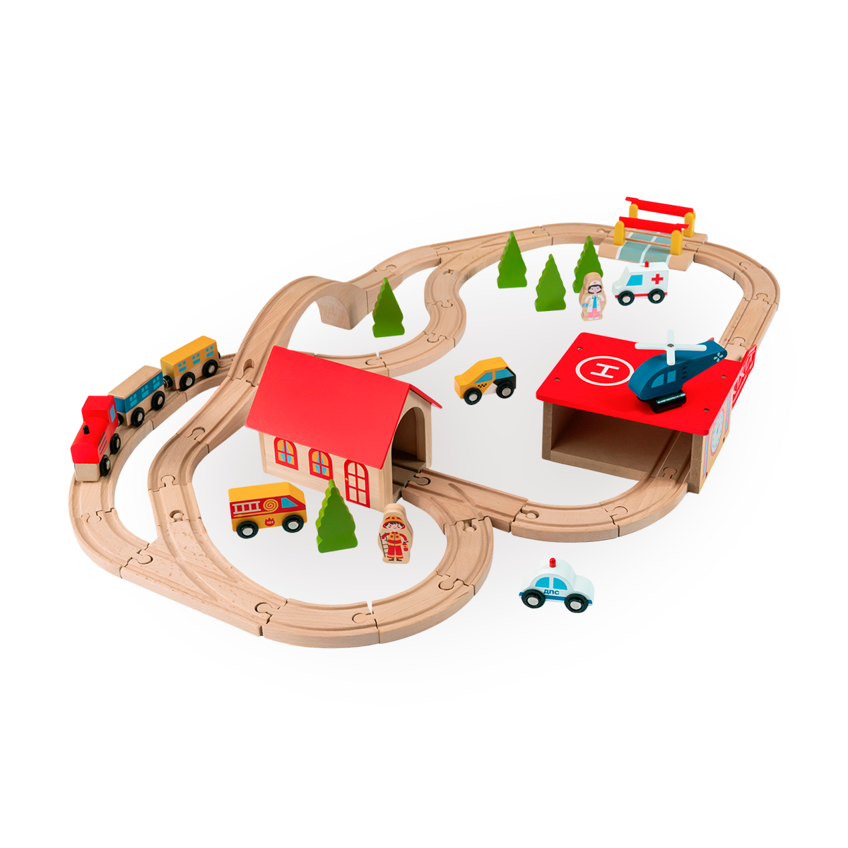 Развивающая железная дорога Junion 75 см 904304.PH05Y032-2 - фото 16