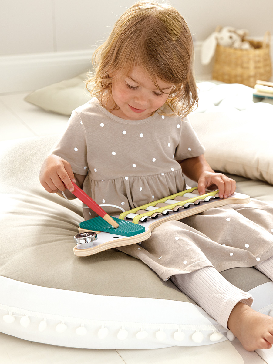 Игрушка музыкальная Hape Собачка ксилофон - фото 3