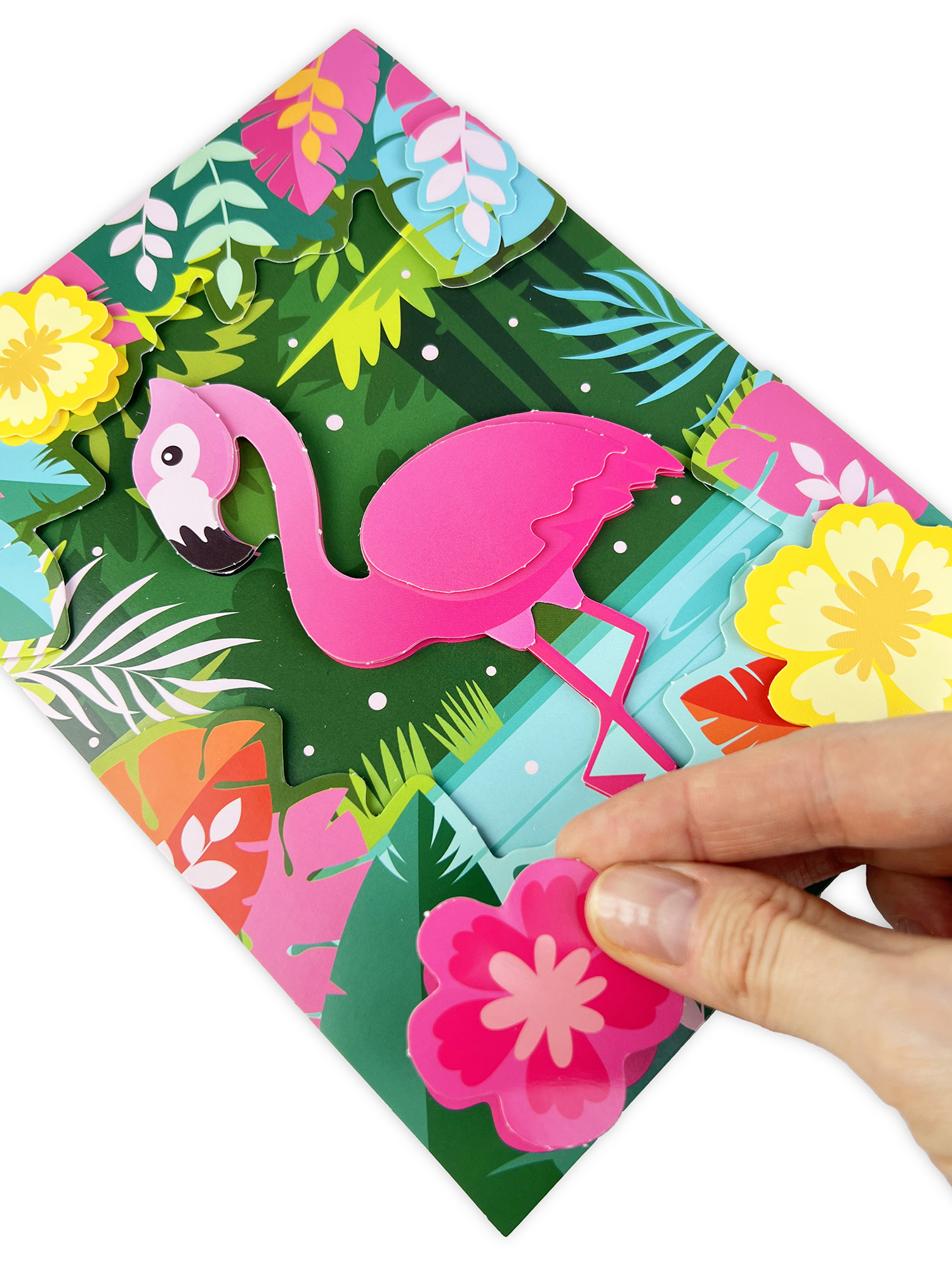 Набор для творчества Дрофа-Медиа аппликация Котёнок Домик Фламинго - фото 10