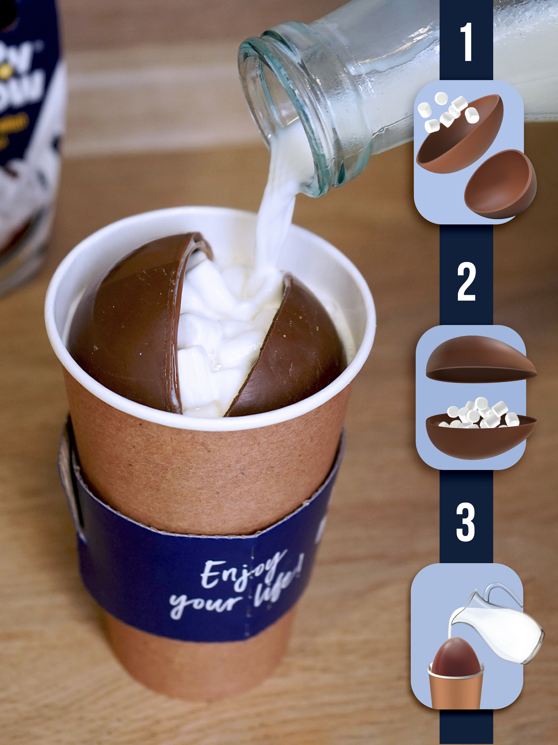 Новогоднее яйцо с маршмеллоу Сладкая сказка HAPPY MALLOW 70г - фото 3