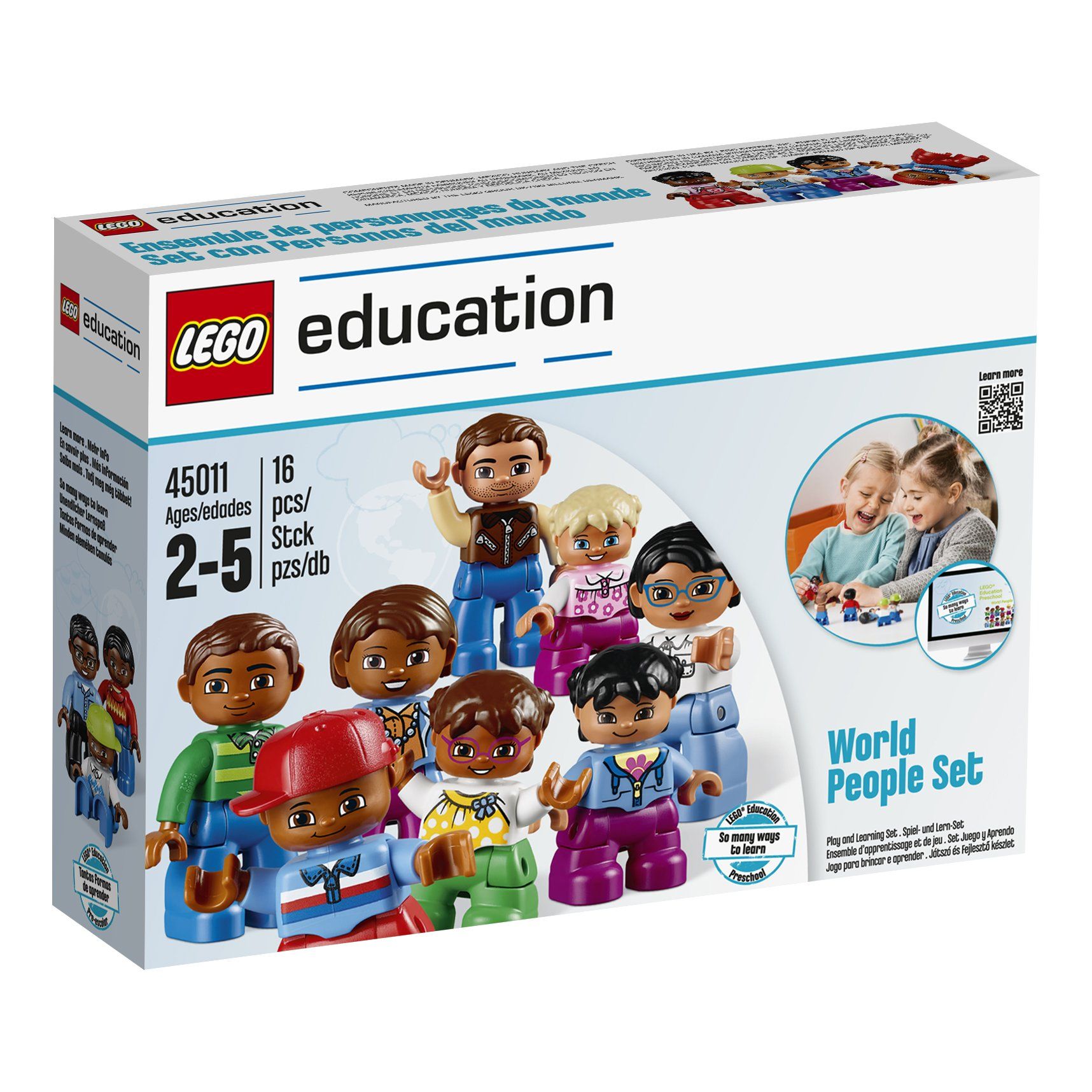Конструктор LEGO Education 45011 Люди мира Duplo 16 дет. - фото 1