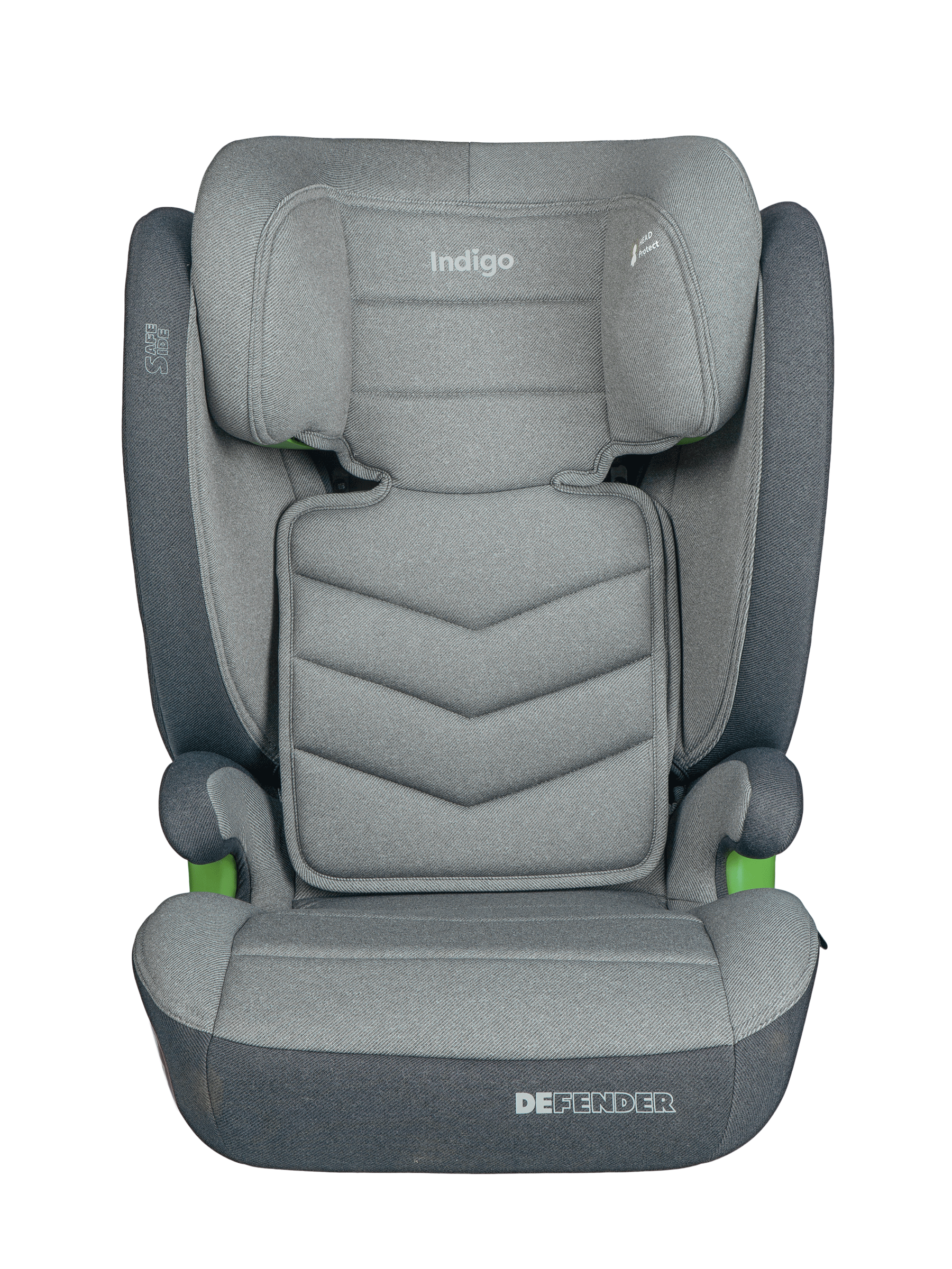 Автокресло Indigo DEFENDER, I-SIZE, светло-серый Isofix 2/3 (15-36 кг) - фото 13