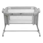 Детская кроватка Chicco Next2Me Magic Evo с рождения до 6 месяцев Grey Mist прямоугольная, поперечный маятник