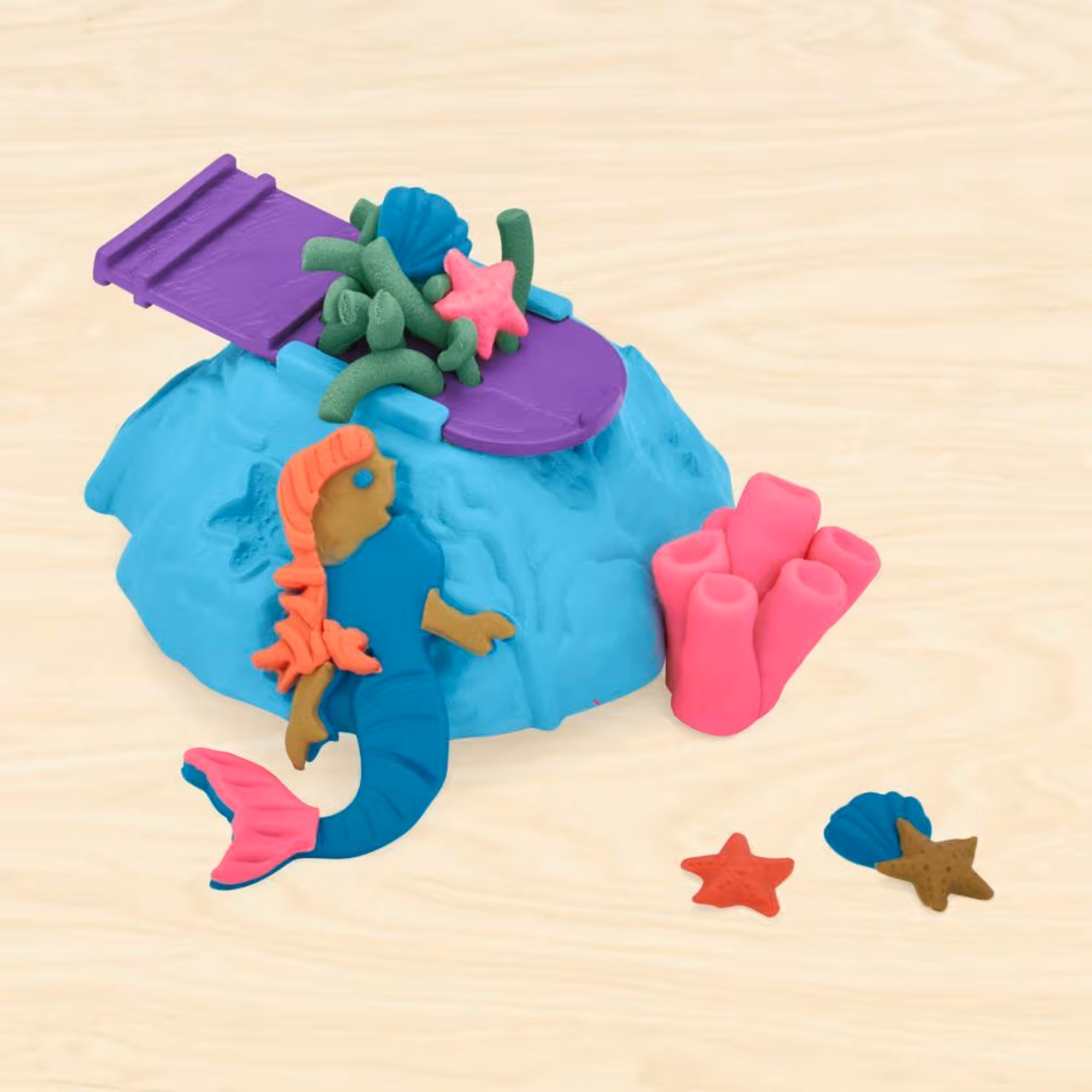 Масса для лепки Hasbro набор Play-Doh Подводный мир 7 цв. - фото 5