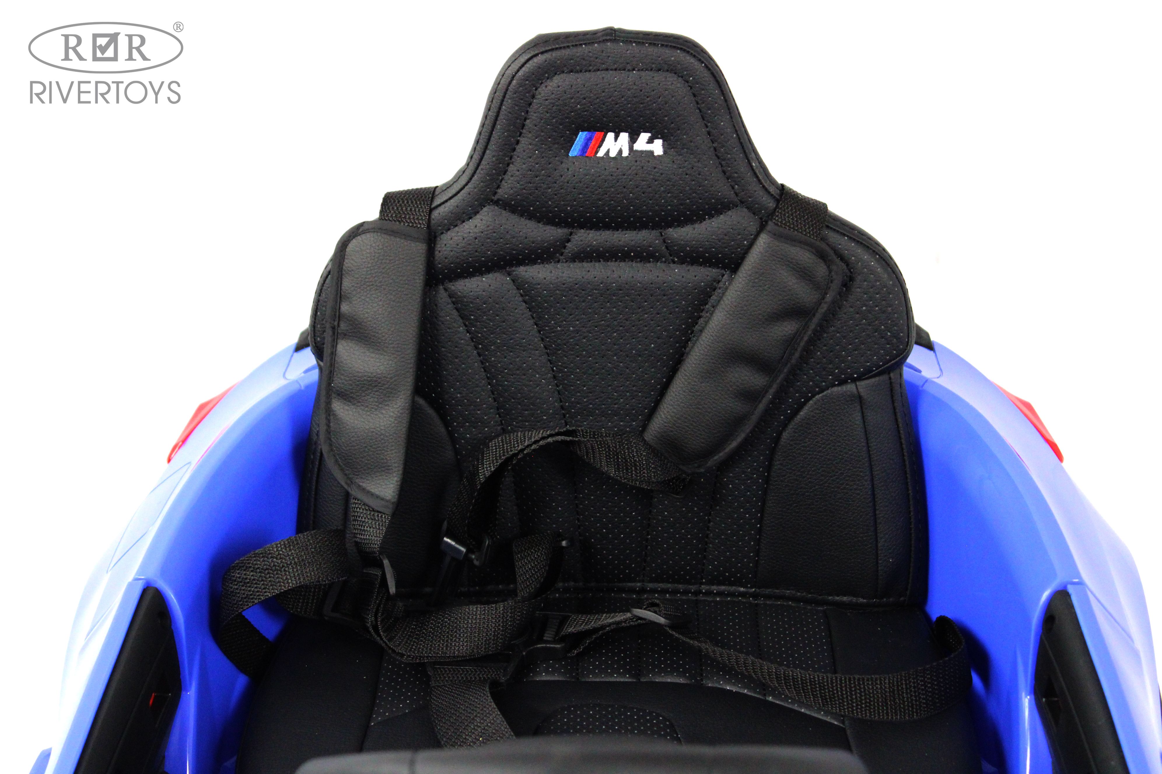 Электромобиль RIVERTOYS BMW A004AA-BMW-BLUE С пультом ДУ - фото 7