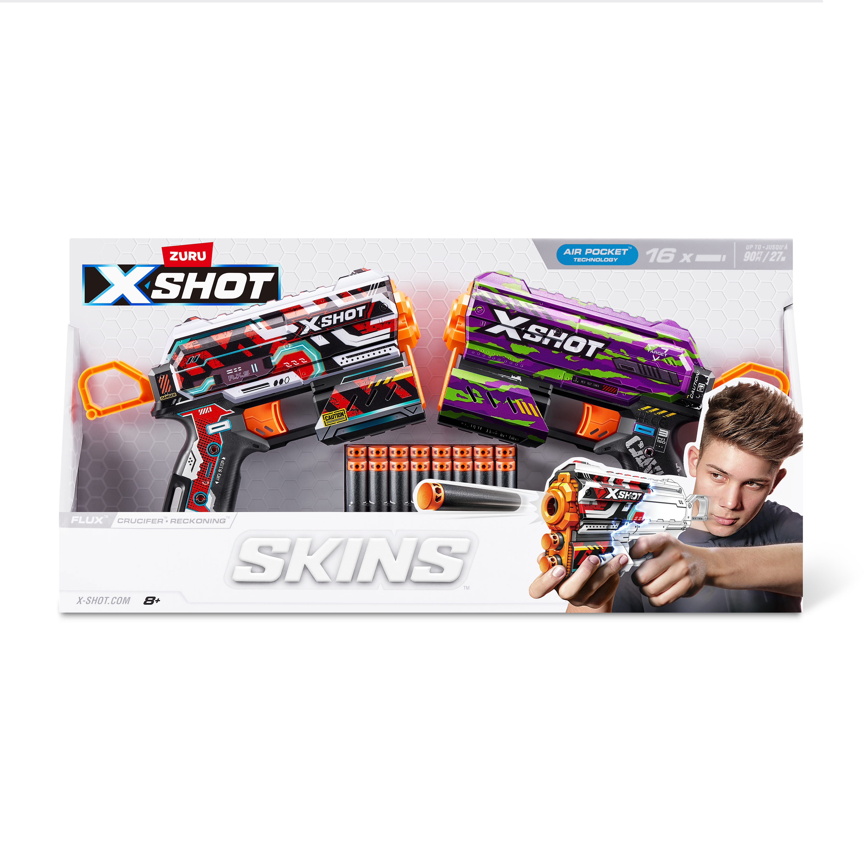 Бластер Zuru XSHOT  Skins Бластер Флакс - фото 8