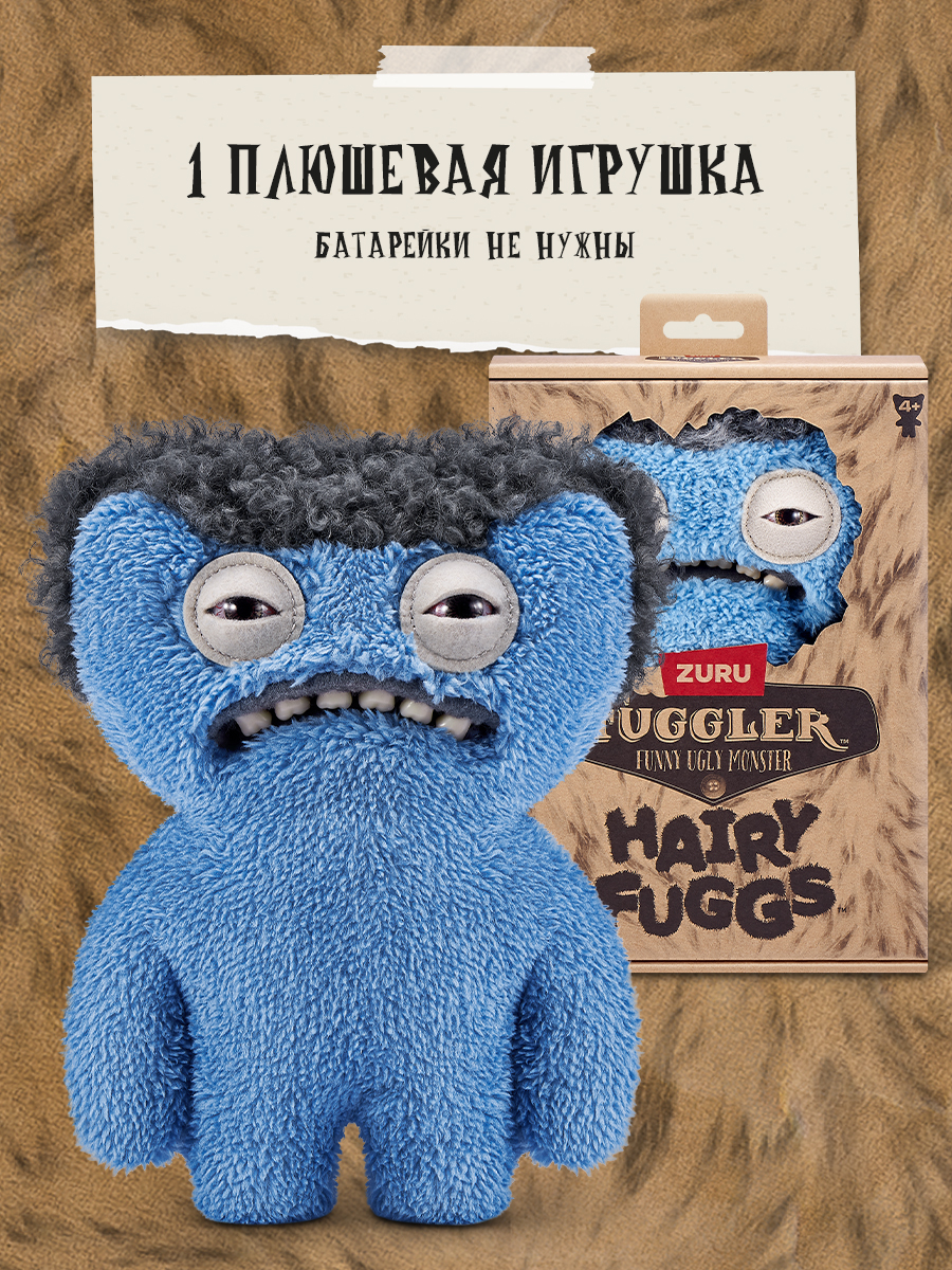Мягкая игрушка FUGGLER Мистер Парик Волосатики 24 см - фото 4