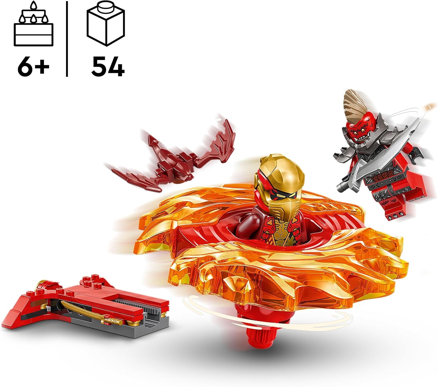 Конструктор LEGO NINJAGO Спиннер Кружитцу Дракона Кая - фото 2