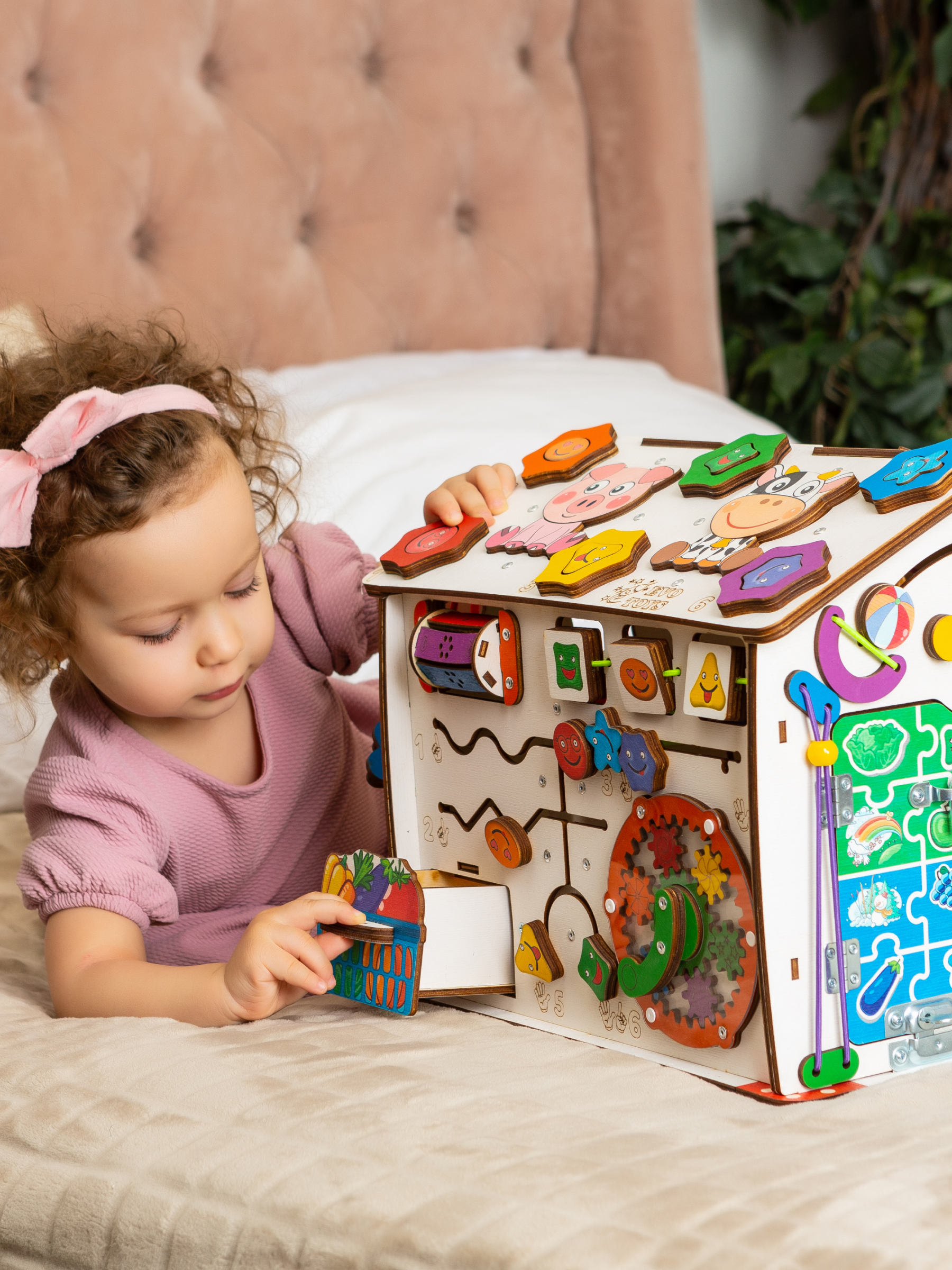 Игрушка Evotoys бизиборд Смайлики - фото 14