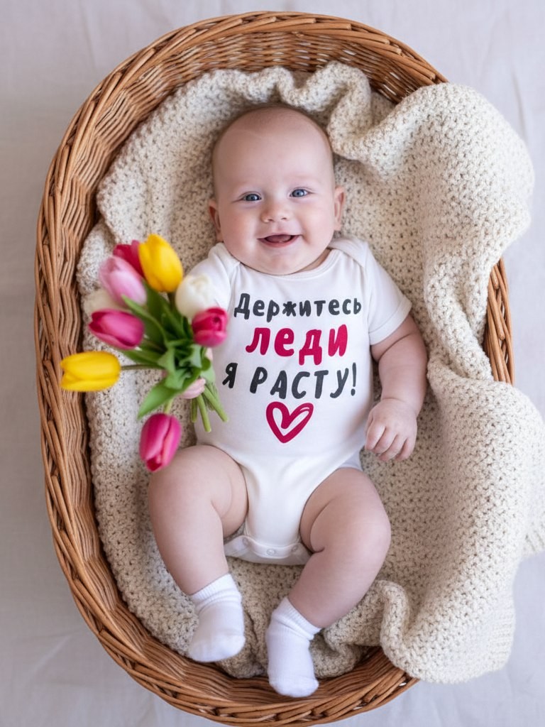 Боди BeeKIDzzZ БКЗ-И-Б1_держитесь леди - фото 1