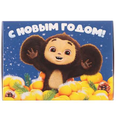 Коробка подарочная Чебурашка \"С Новым Годом!\", 21 х 15 х 5 см
