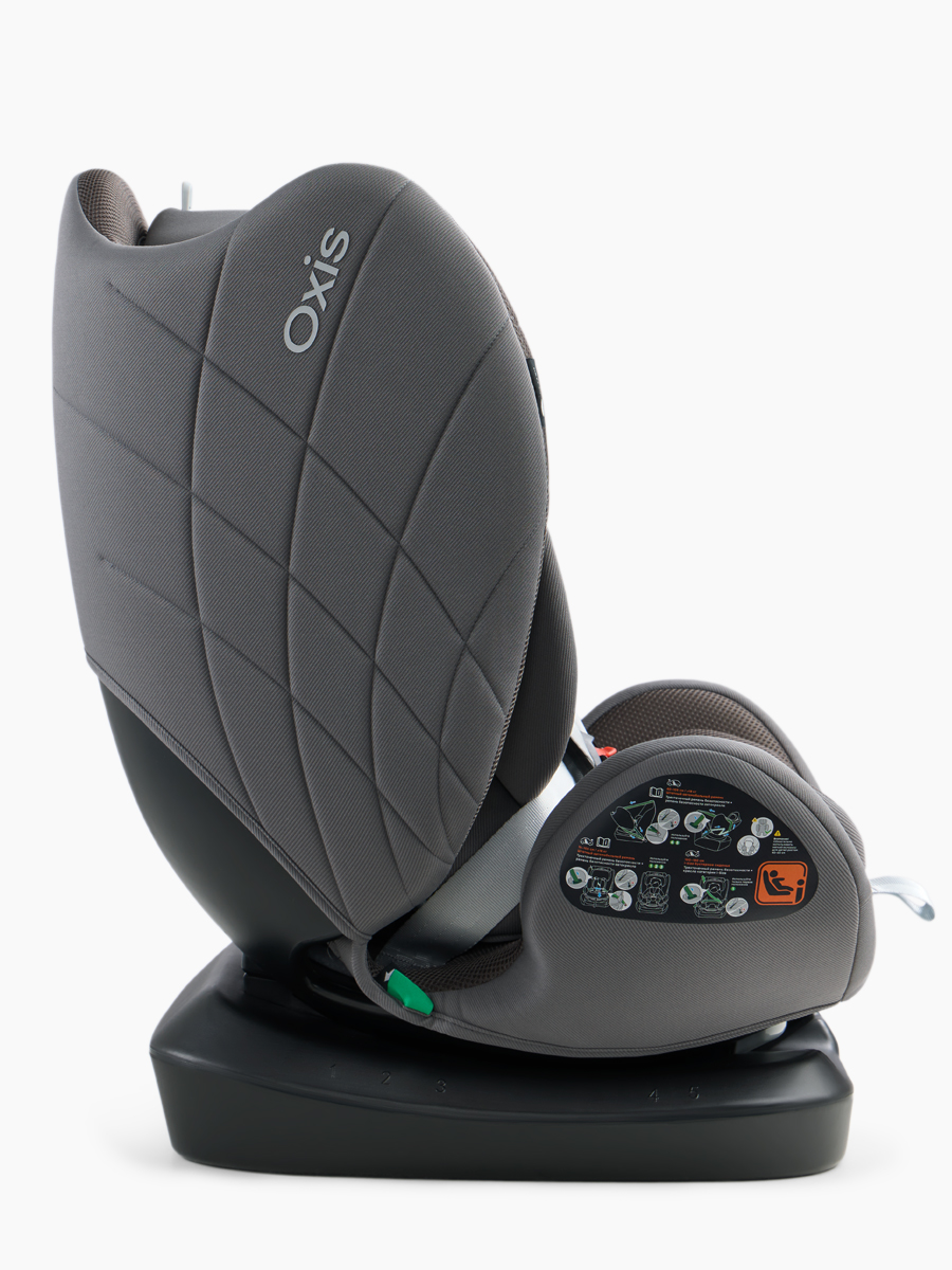 Автокресло Happy Baby Oxis 0+/1/2/3 (0-36 кг) серый - фото 7