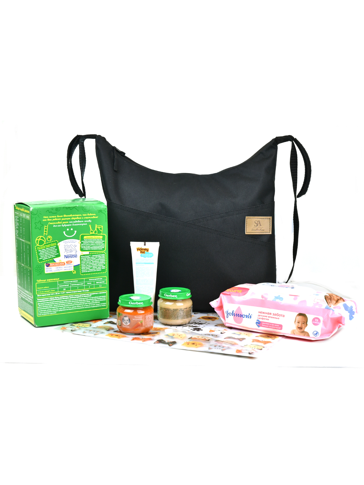 Сумка на ручку коляски StrollerAcss SA22/Черный - фото 5