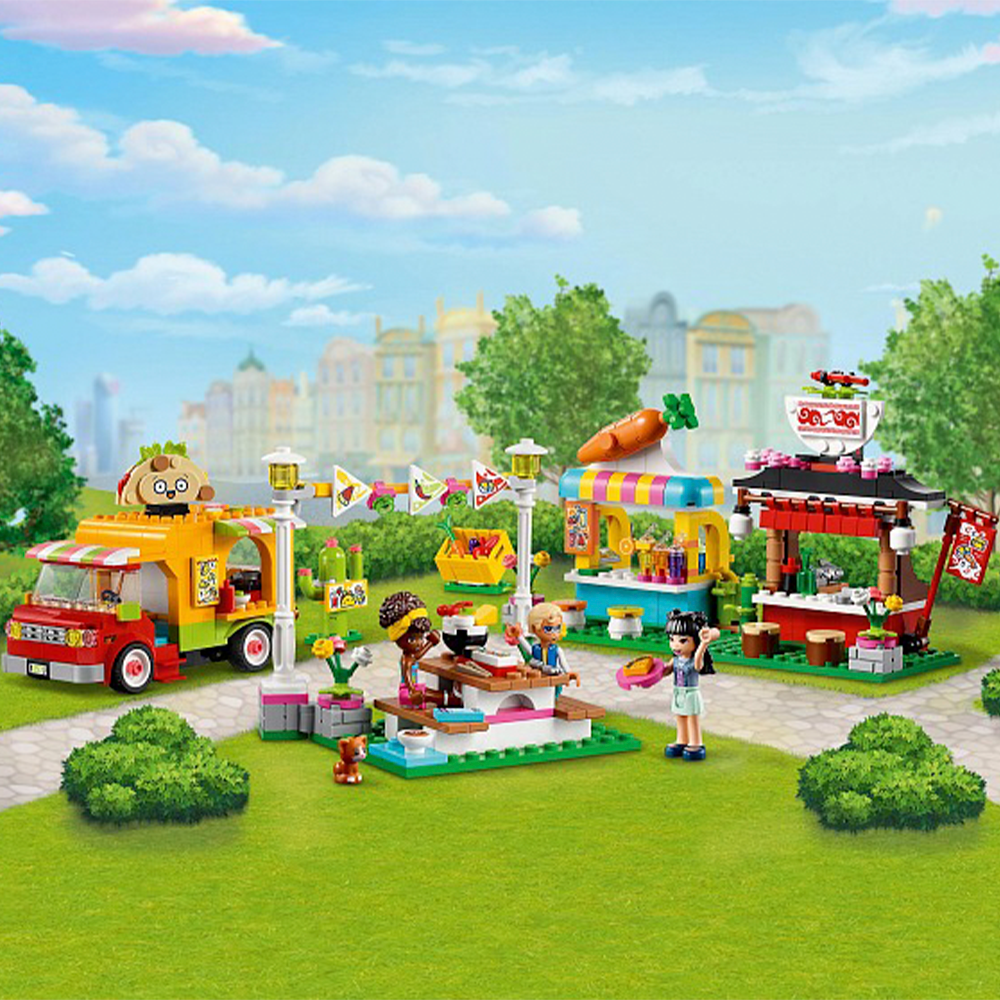Конструктор LEGO Friends Рынок уличной еды - фото 13
