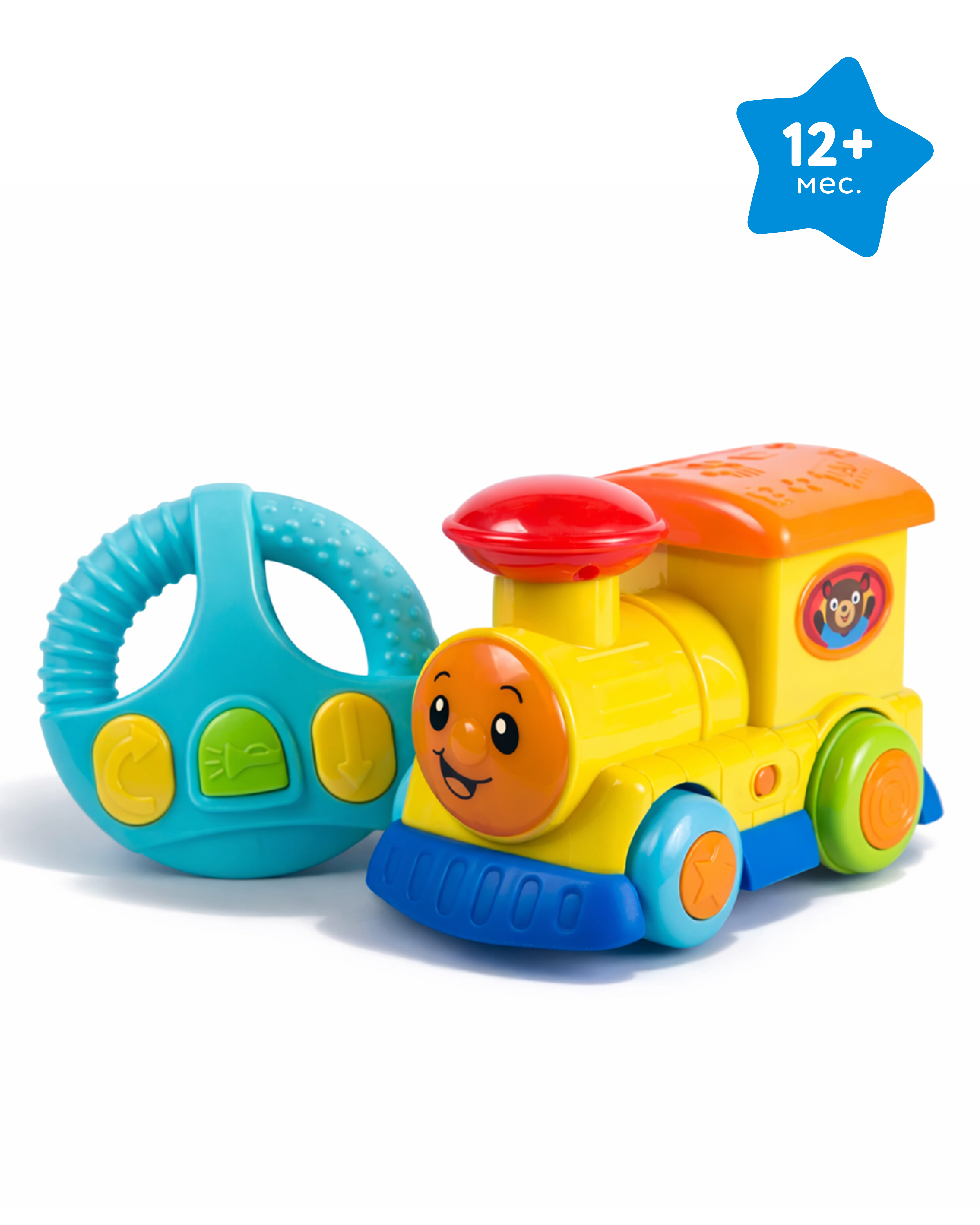 Поезд BabyGo Мультяшки на колёсах - фото 1