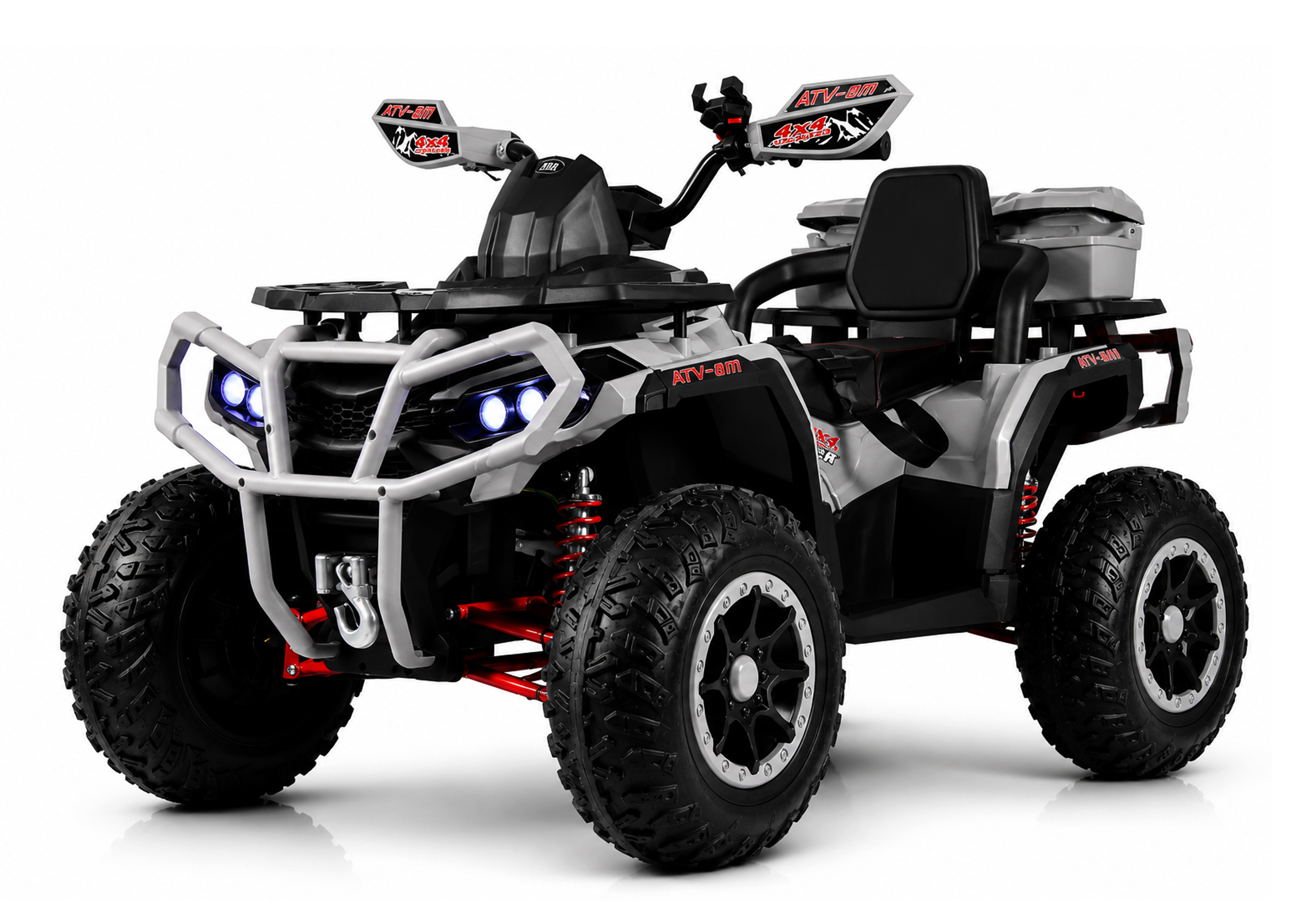 Электромобиль RIVERTOYS Z111ZZ-NEW-GREY С пультом ДУ - фото 21
