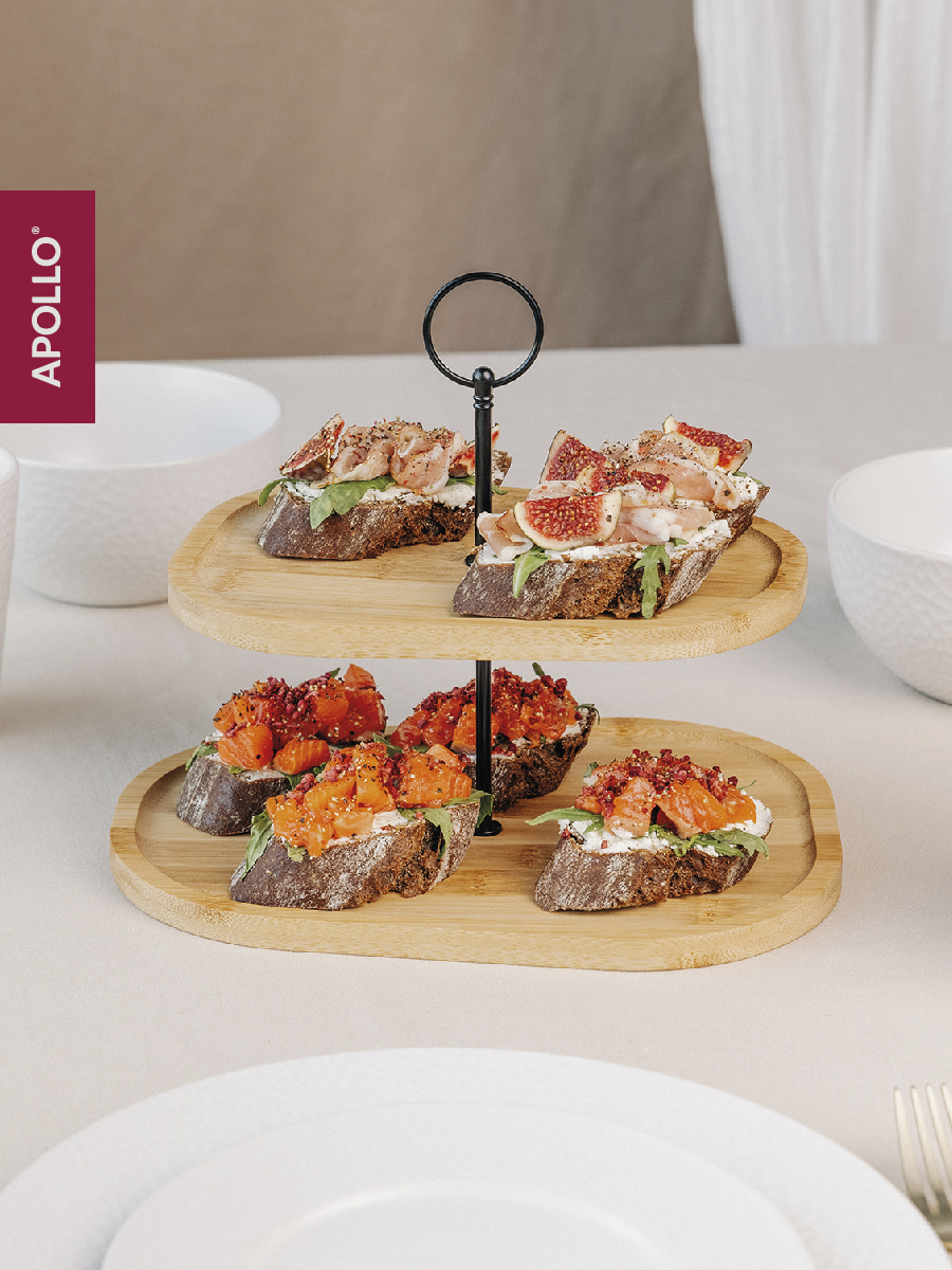 Подставка сервировочная APOLLO двухъярусная - фото 1