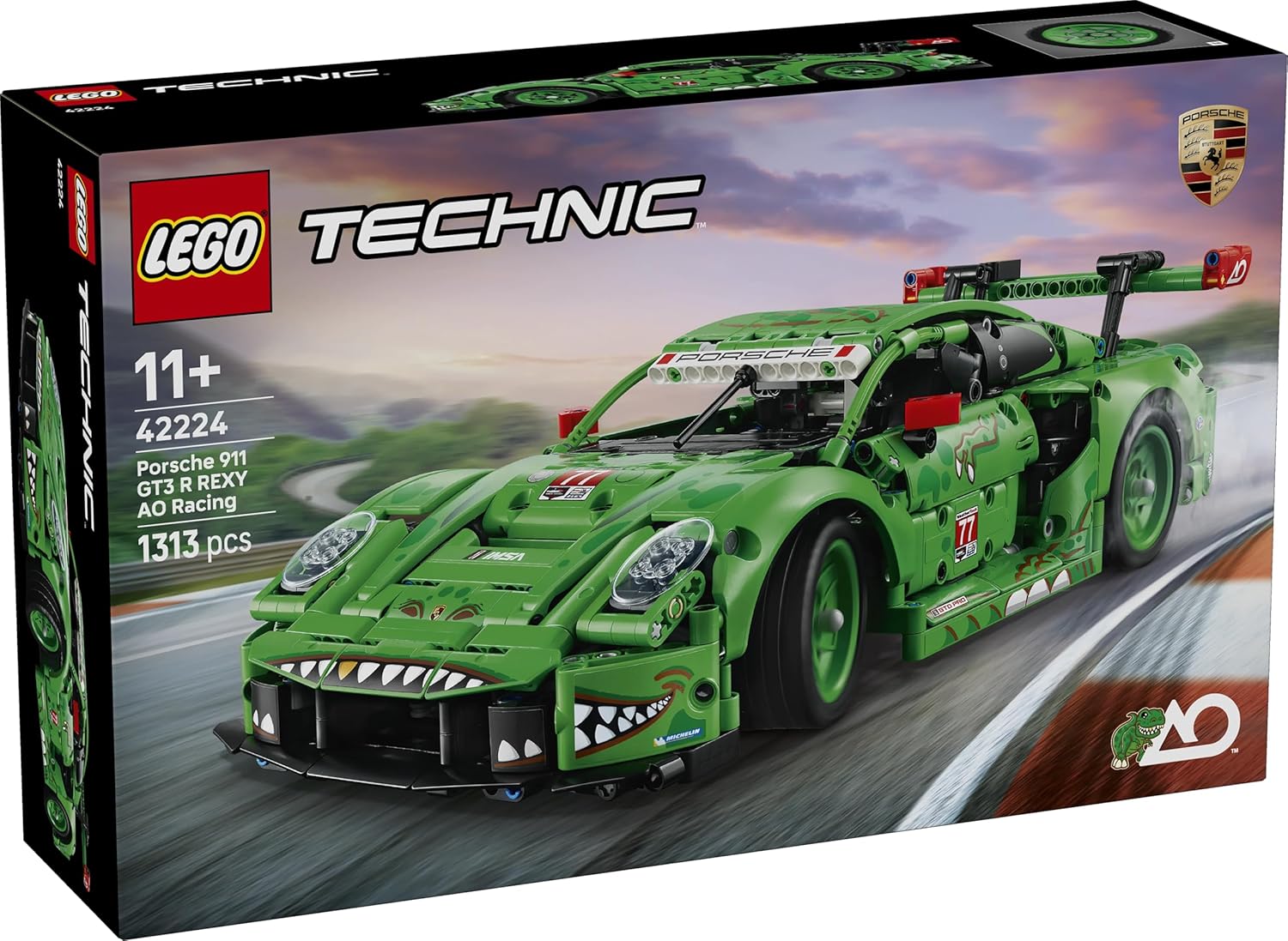 Конструктор LEGO Technic Porsche 911 GT3 R REXY AO 1313 дет. - фото 5