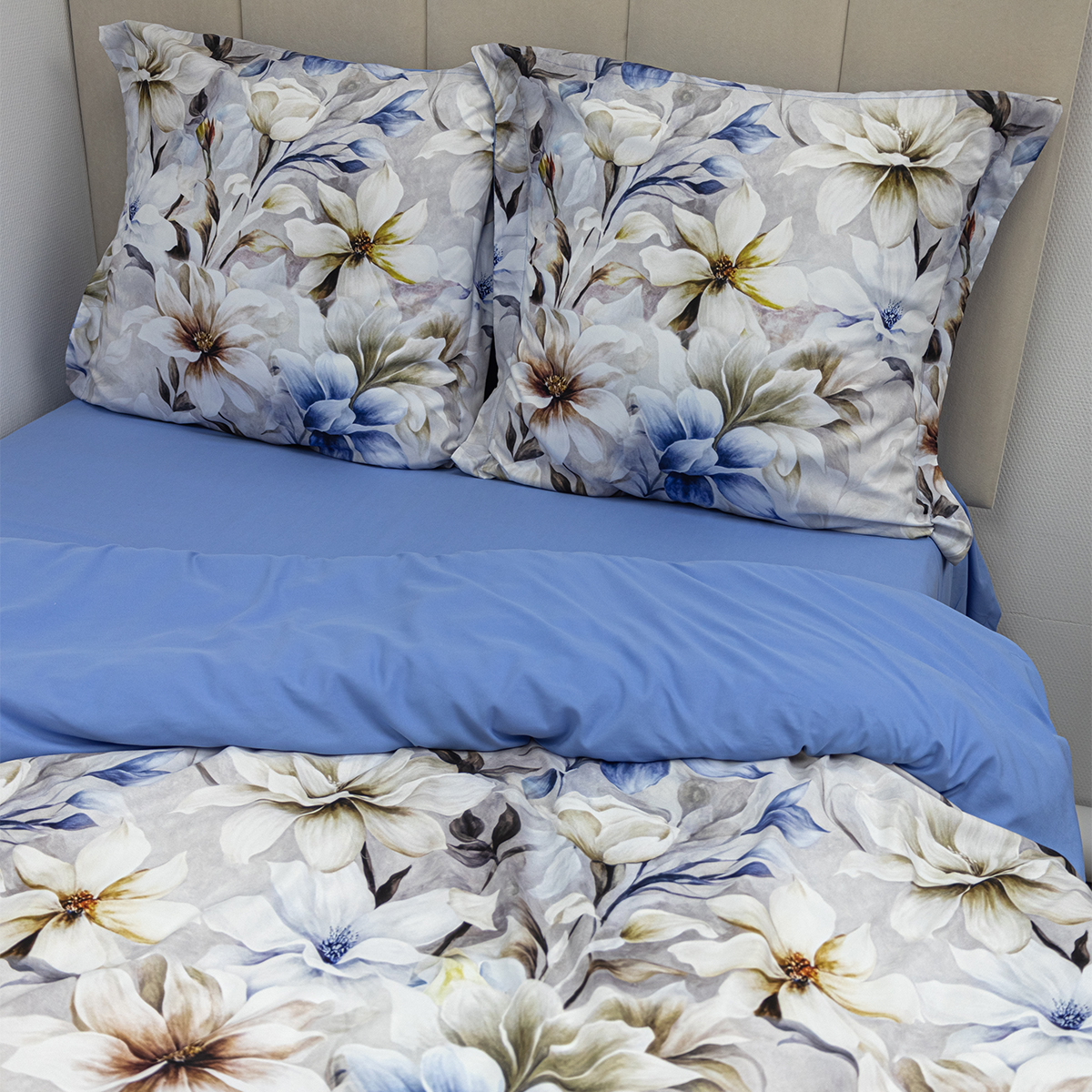 Комплект постельного белья MCotton евро Джемма 4 предм. - фото 2