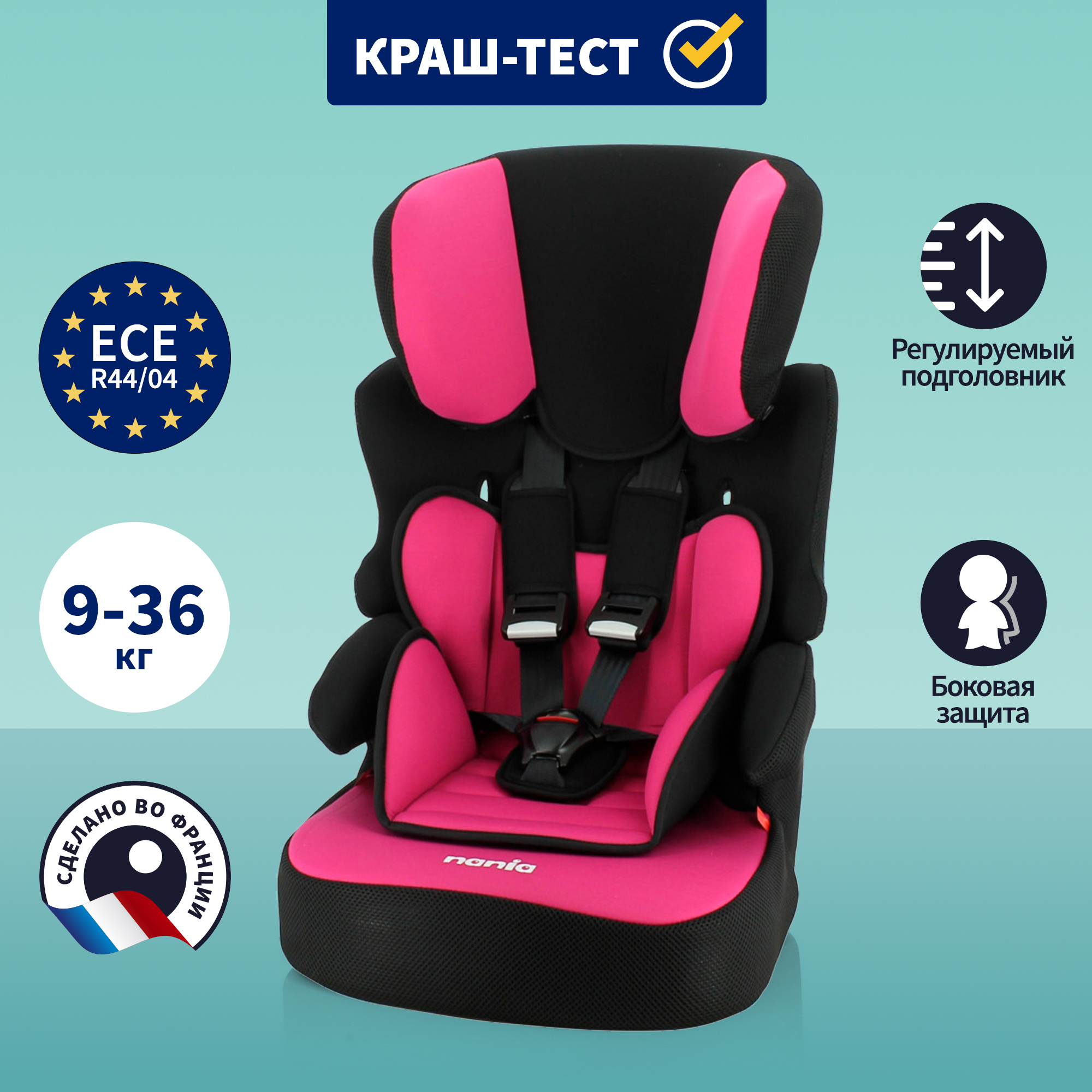 Автокресло Nania Beline 1/2/3 (9-36 кг) - фото 1
