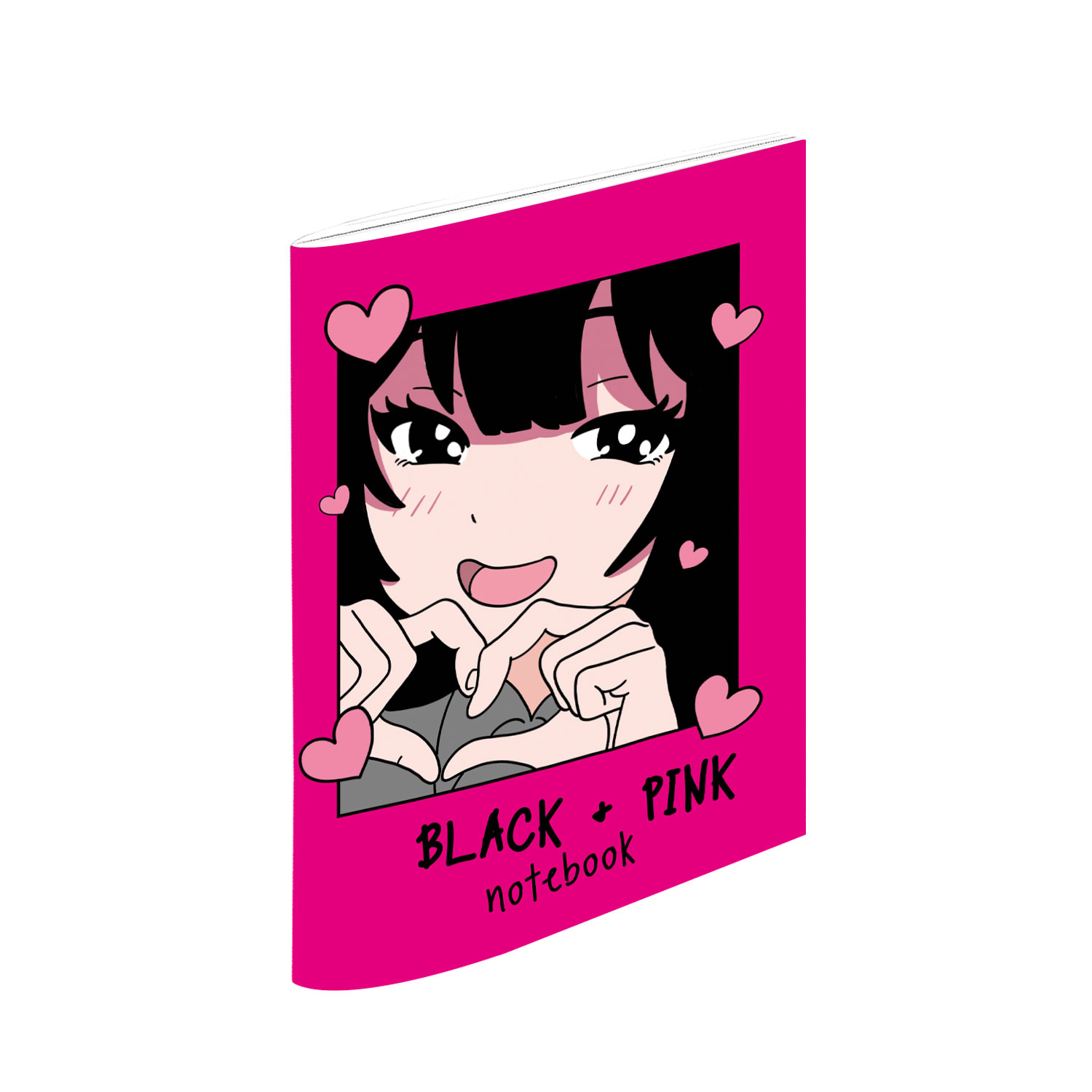 Блокнот Проф-Пресс в линию А5 4 шт. Black Pink 40 лист. - фото 2