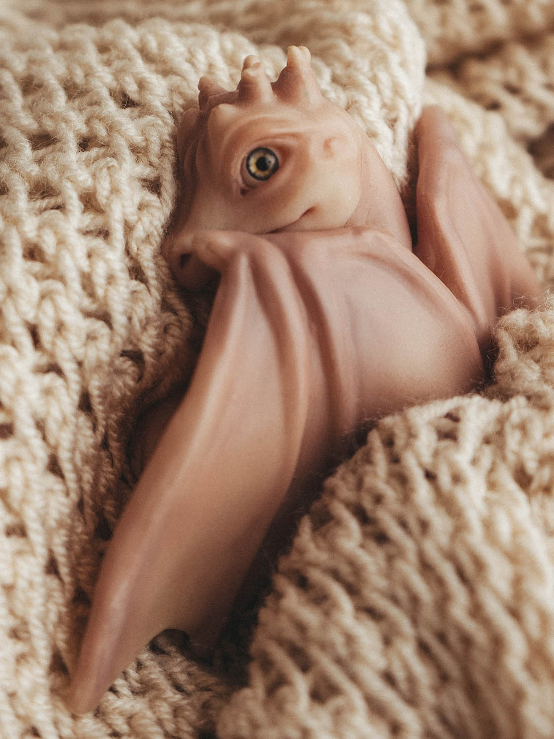 Кукла мини Magic Manufactory Magic history Дракон бежевый высота 12 см 4631170987295 - фото 5