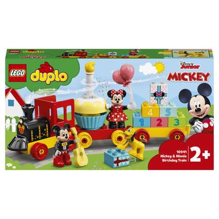 Конструктор LEGO DUPLO Поезд Микки и Минни блочный