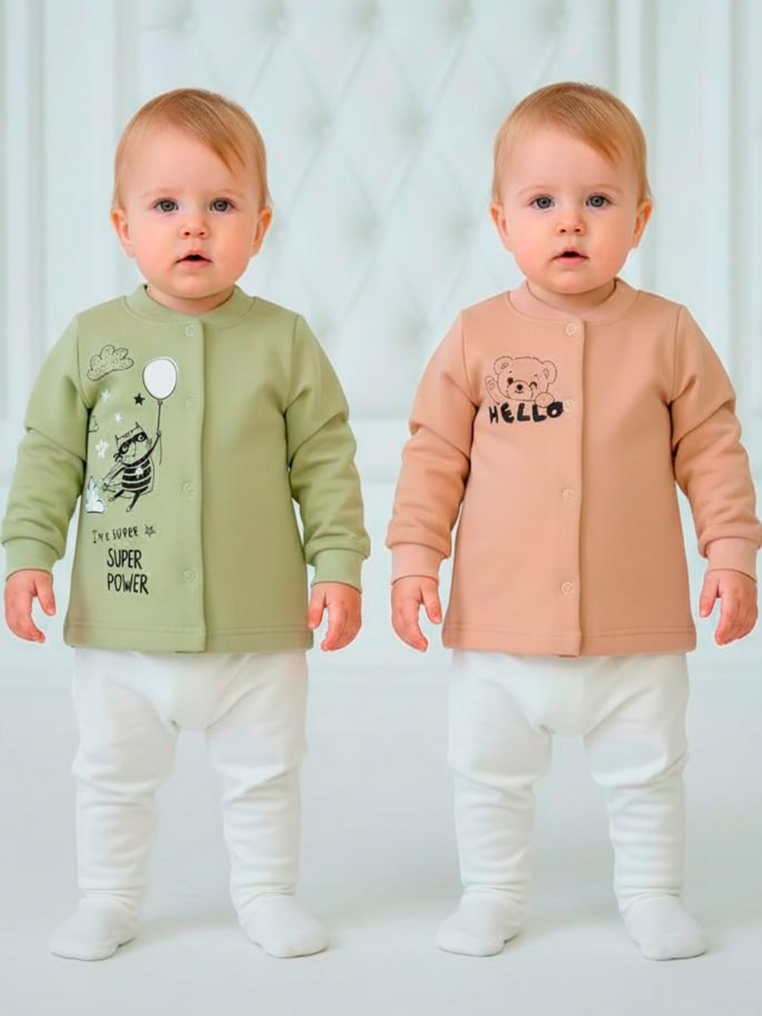 Кофточка 2 шт Совенок Дона АД1-201-50/26-17 - фото 1