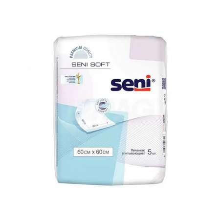 Пелёнки одноразовые Seni 60х60 см 5 шт.