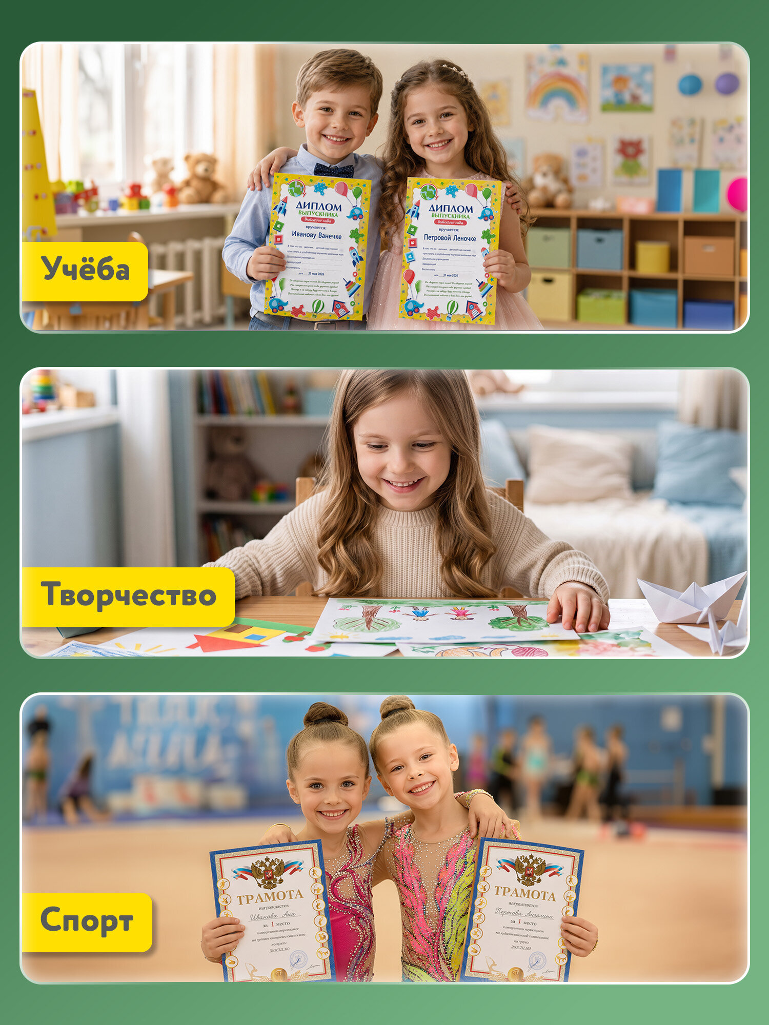 Папка для портфолио Brauberg дошкольника А4 на кольцах - фото 6