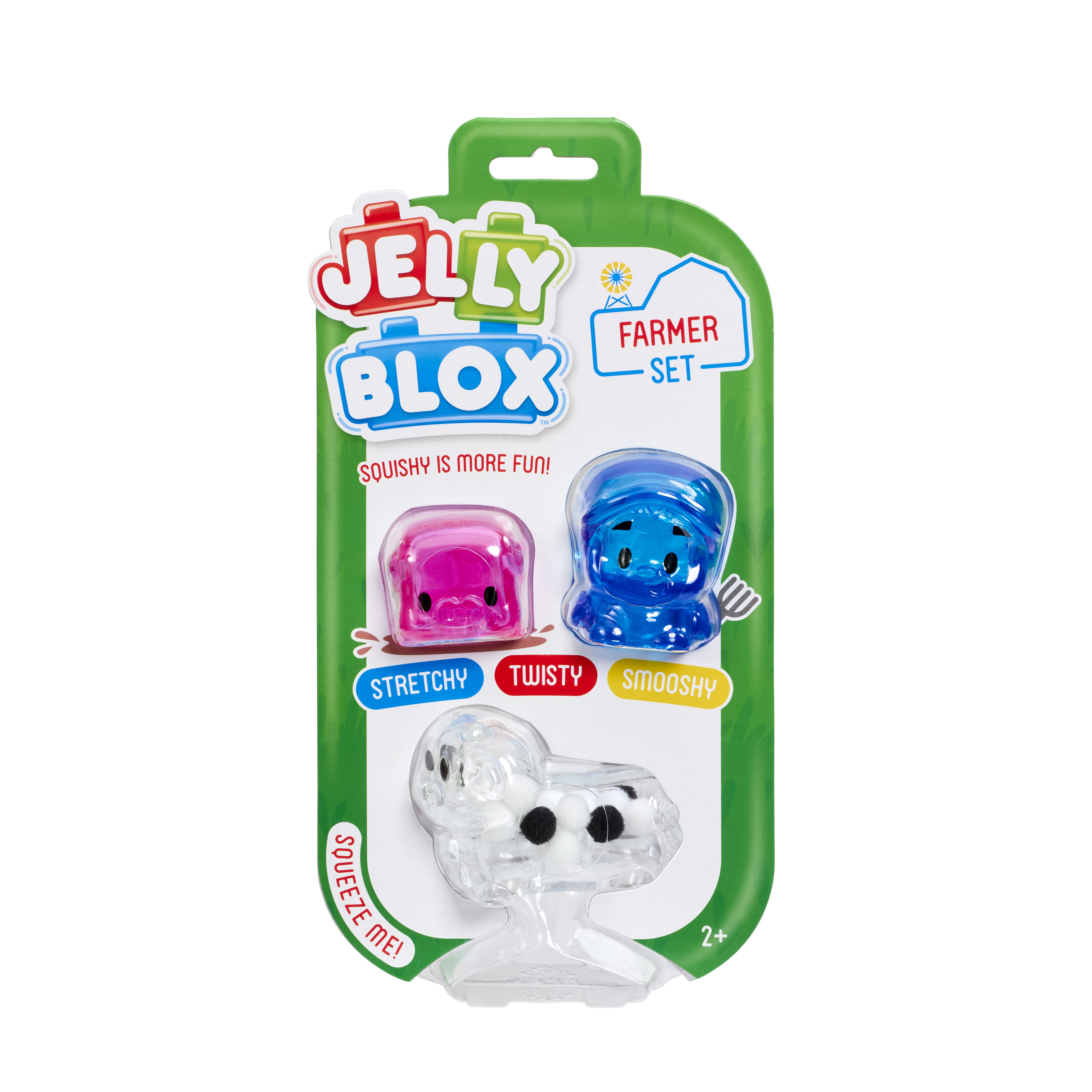 Конструктор Jelly Blox Набор фигурок Фермер мягкий 3 дет. - фото 7