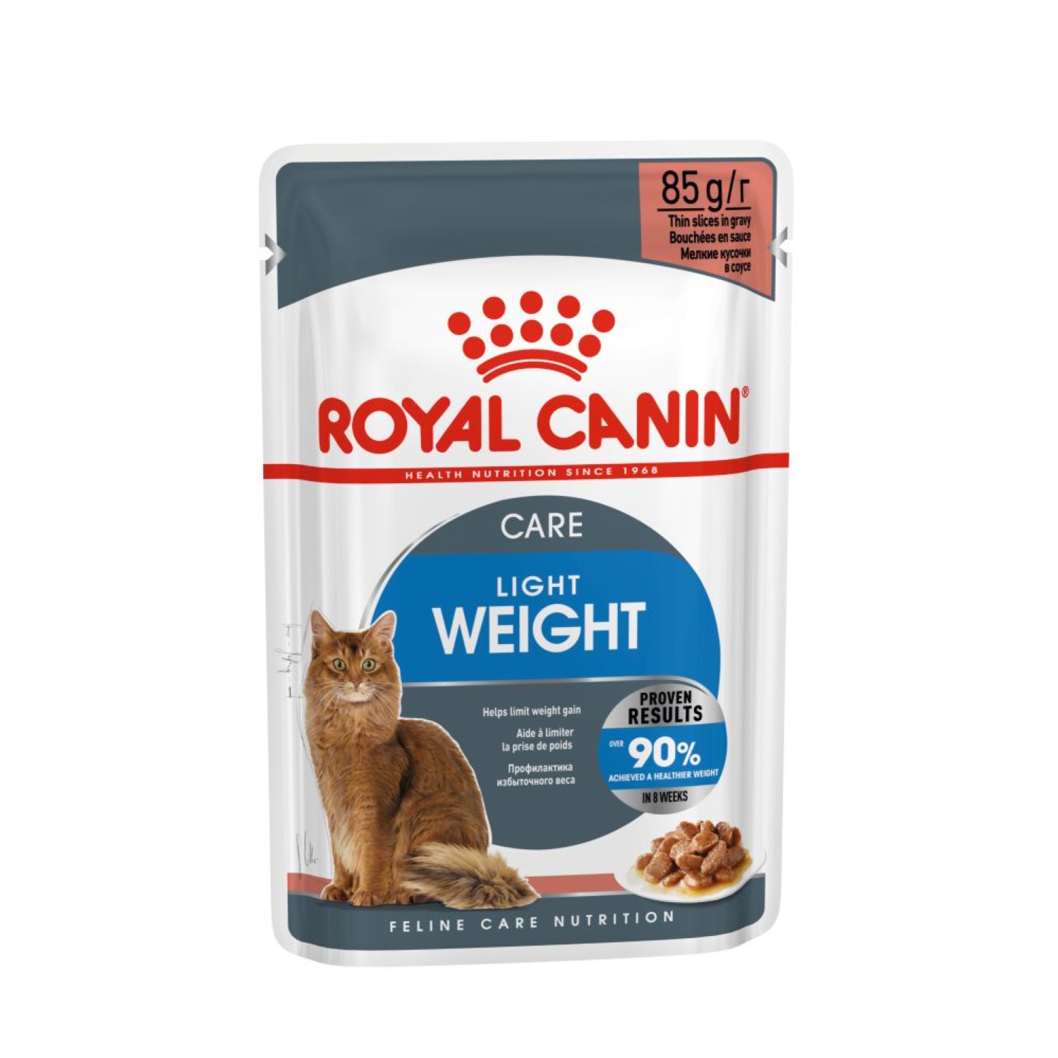 Корм влажный для кошек ROYAL CANIN Ultra light 85г склонных к полноте пауч - фото 2