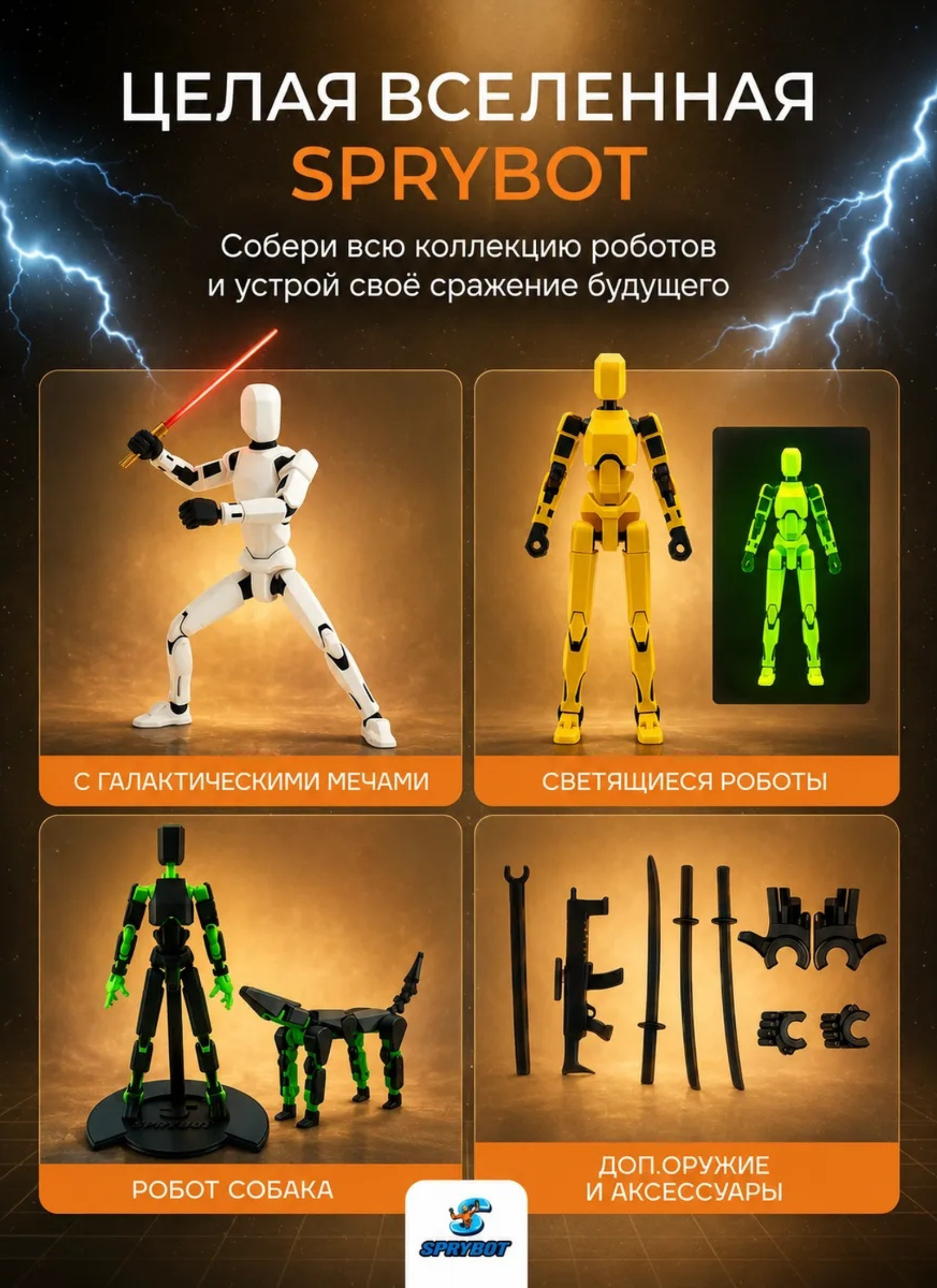 Фигурка TrendToys Робот шарнирный на магнитах - фото 11