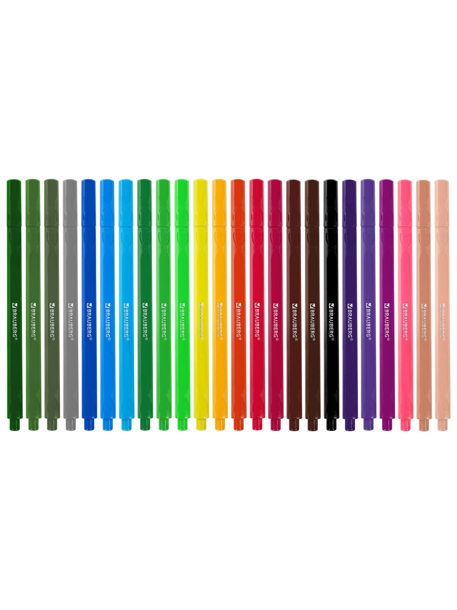 Фломастеры Brauberg 24 шт. - фото 7